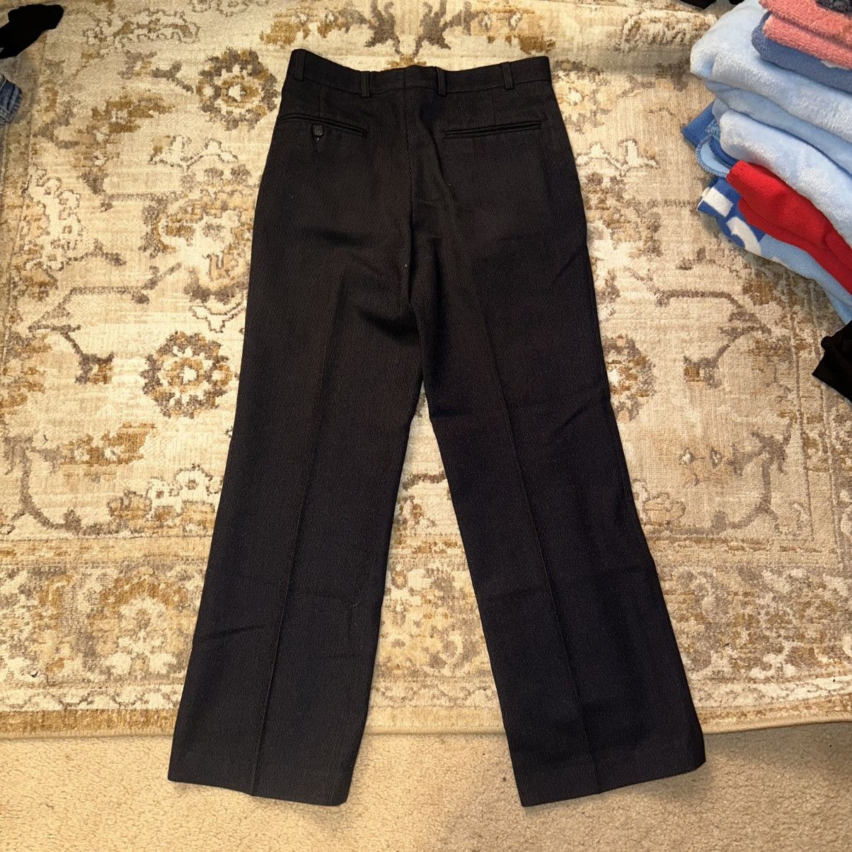 Vintage VTG 70s Men’s Custom Made Wool Pants Trousers Half Lined Size US 28 / EU 44 - 3 Thumbnail