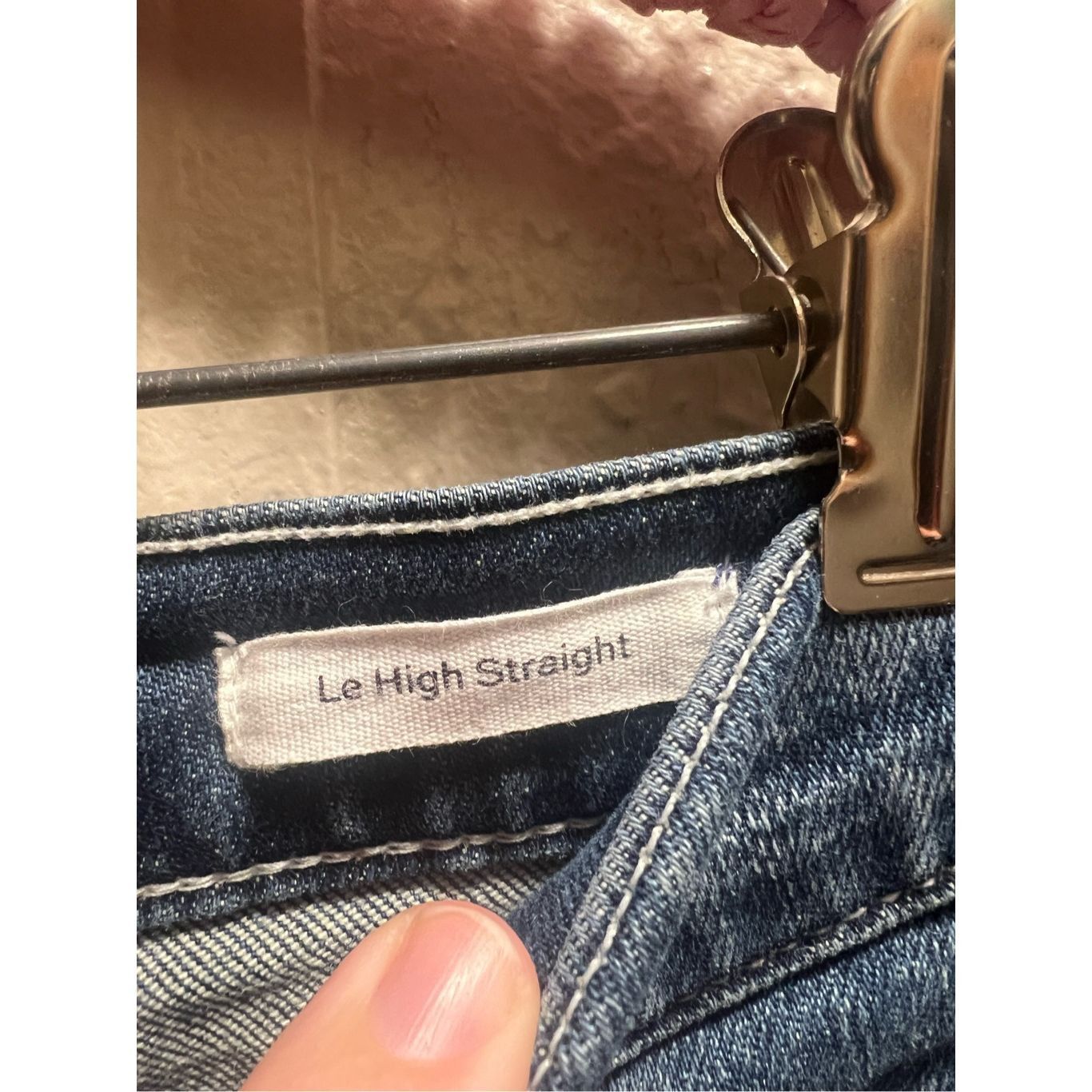 Frame Frame Le High Straight Blue Jeans Woman’s Size 31 Size 31" - 6 Thumbnail