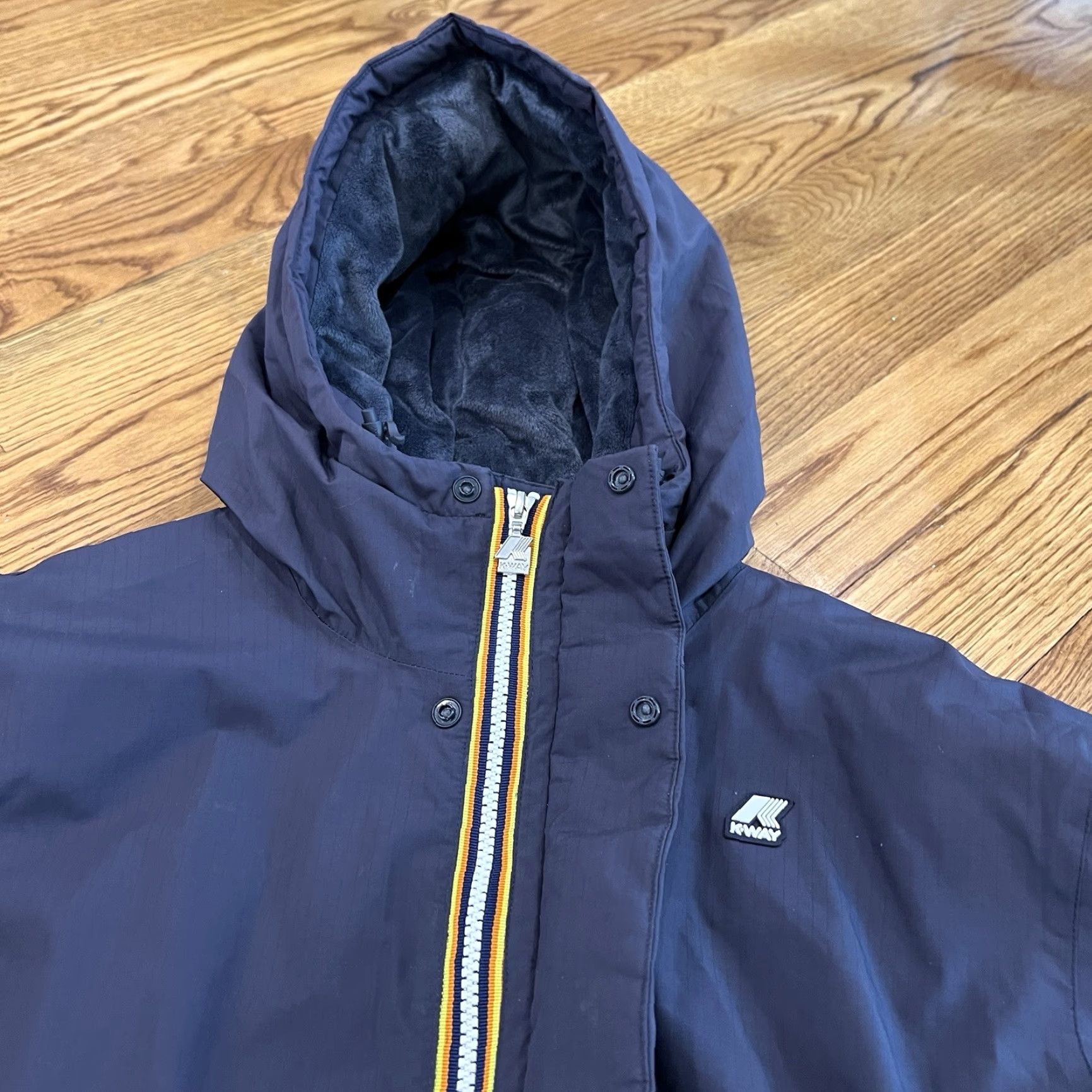K-Way K-Way Jack Ripstop Marmotta Jacket Navy XL Men’s 90s Outdoor Ski Waterproof Zip Pockets Size US XL / EU 56 / 4 - 5 Thumbnail