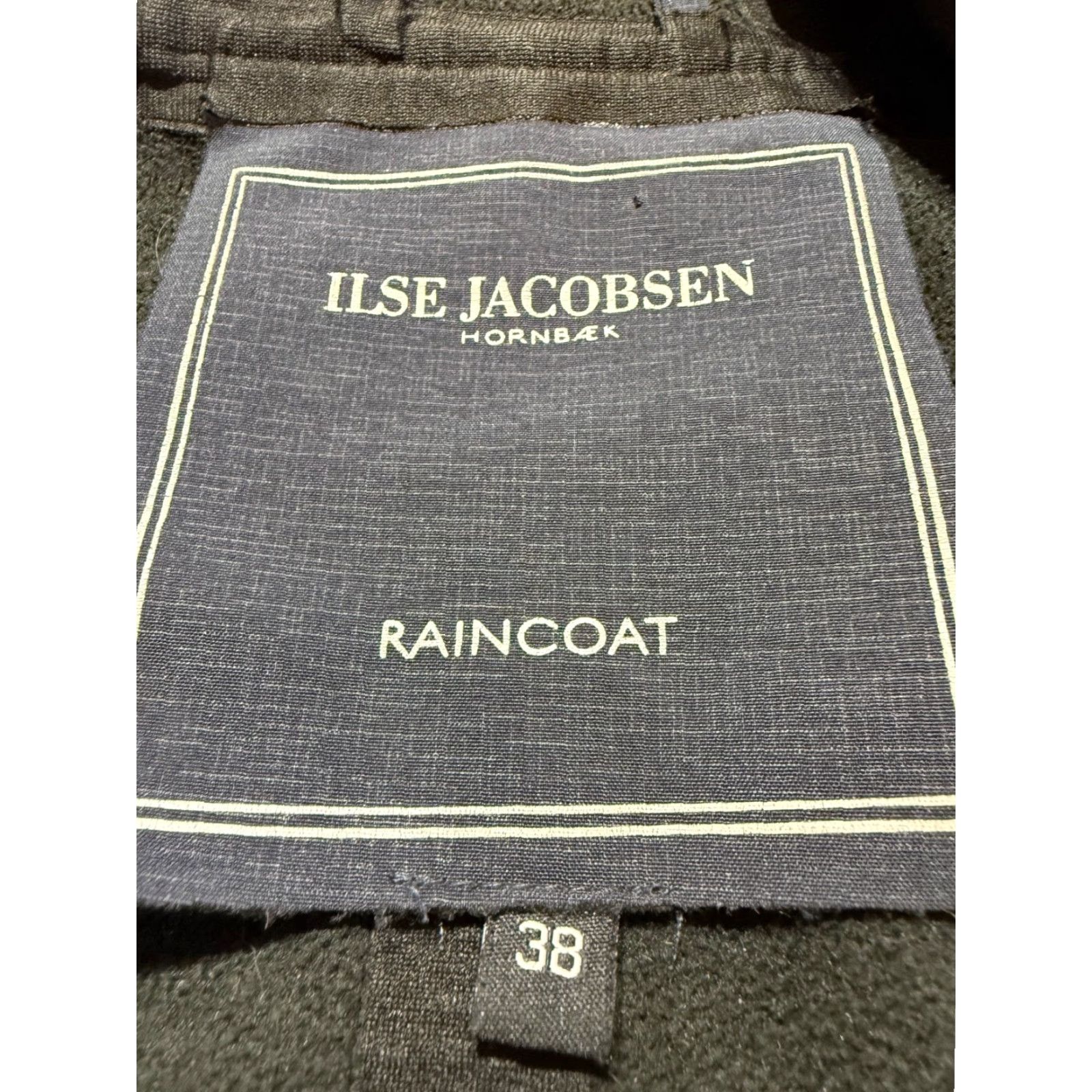 Vintage Isle Jacobsen Womens Jacket Size 38 Navy Blue Rain Coat ZIPPER FLAW Size XS / US 0-2 / IT 36-38 - 7 Thumbnail