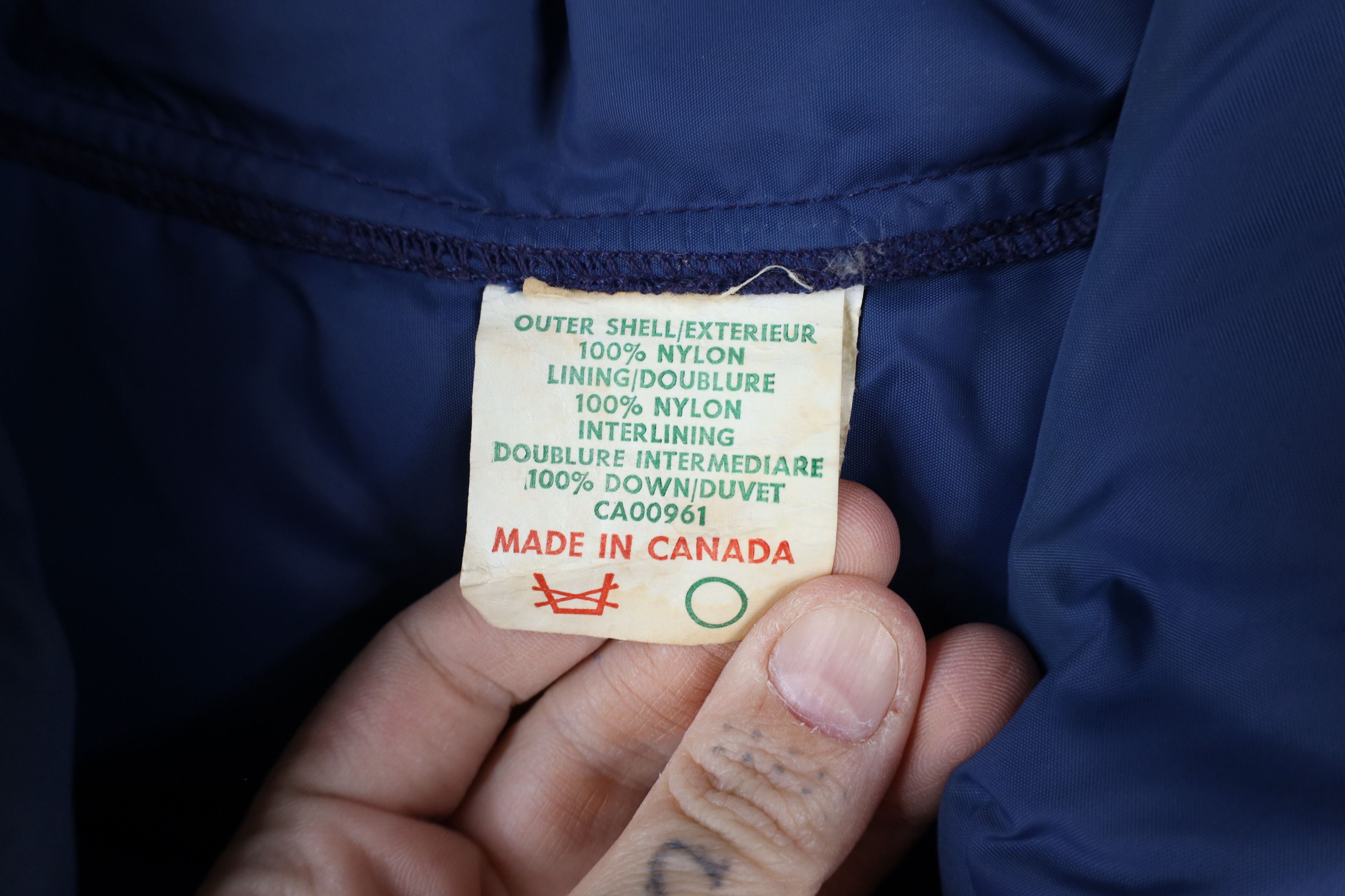 Vintage Vintage 70s Streetwear Duck Down Puffer Vest Jacket Blue Size US XL / EU 56 / 4 - 9 Thumbnail