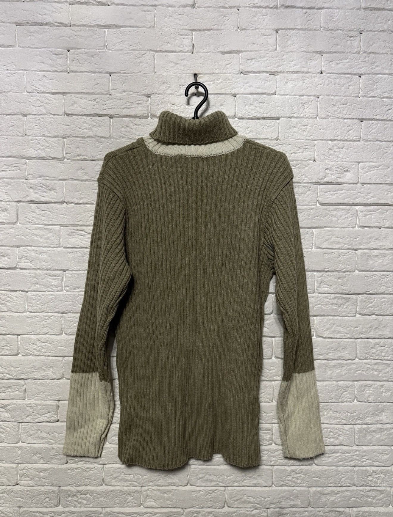 Giorgio Armani VTG Rare Giorgio Armani Knit Turtleneck Sweater Y2K Slim Fit Size US L / EU 52-54 / 3 - 7 Thumbnail