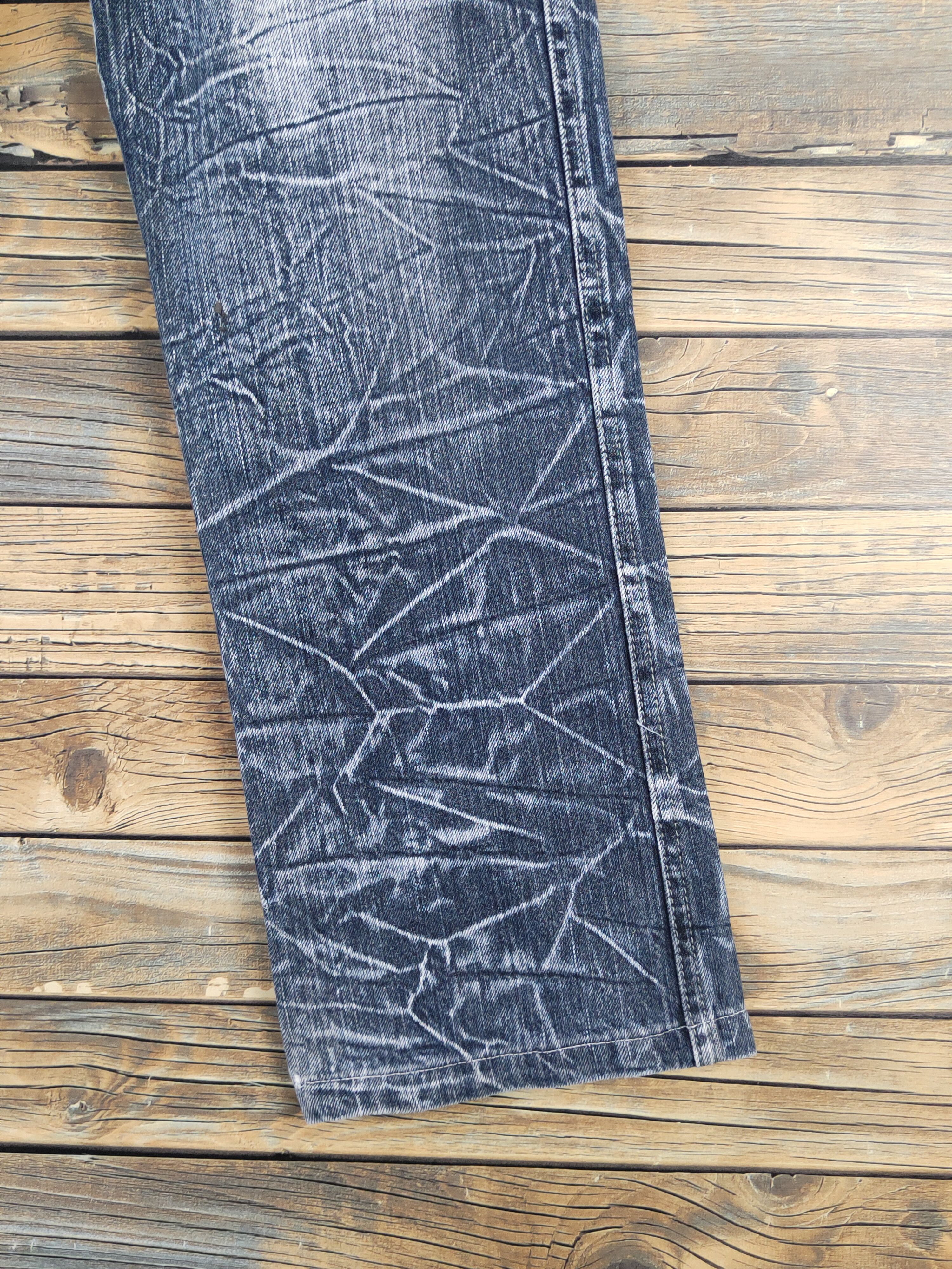 Japanese Brand Dominate Dark Blue Distressed Ripped denim Jeans #W1882 Size US 30 / EU 46 - 6 Thumbnail