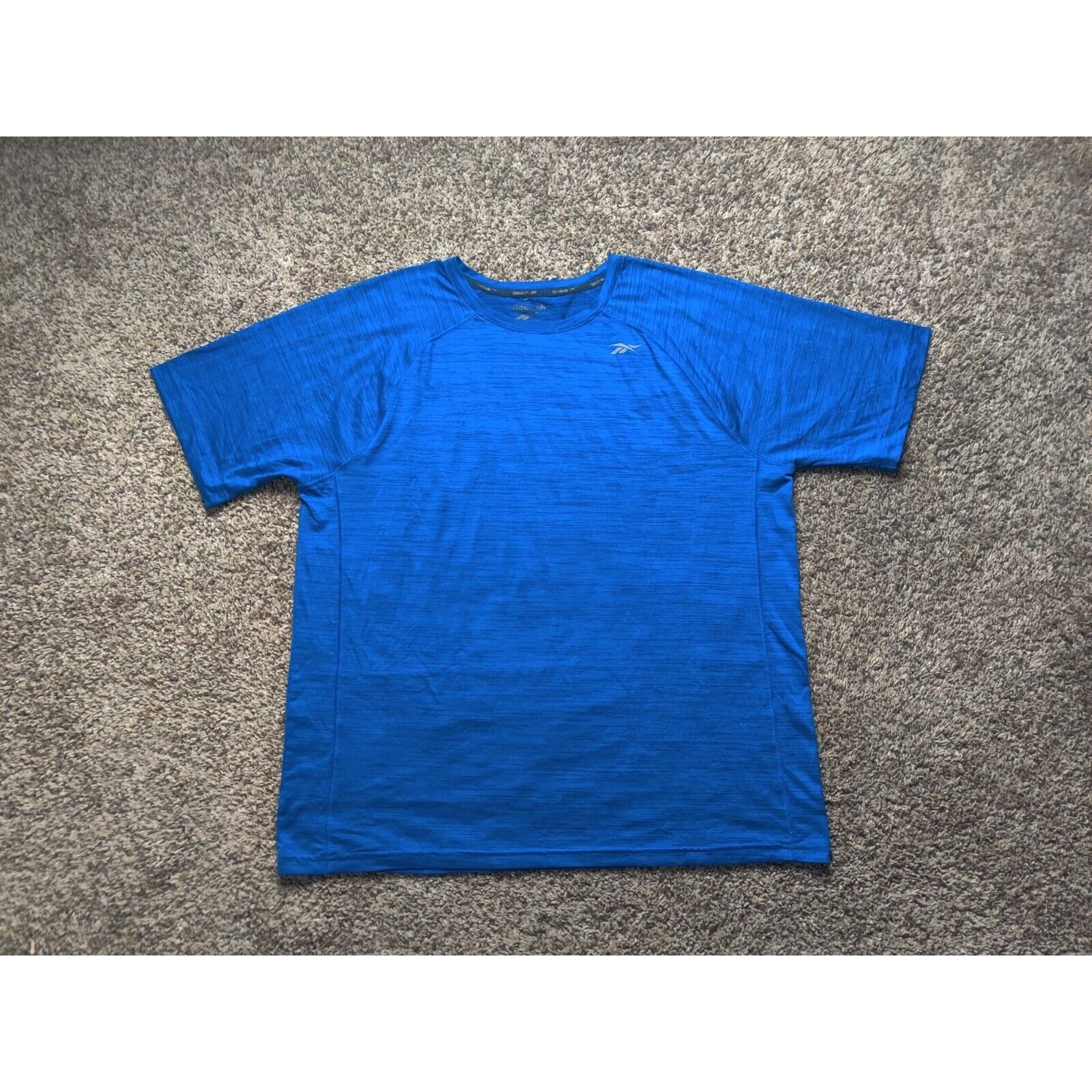 Reebok Reebok Shirt Adult Mens Large Solid Blue Logo Activewear Size US L / EU 52-54 / 3 - 1 Thumbnail