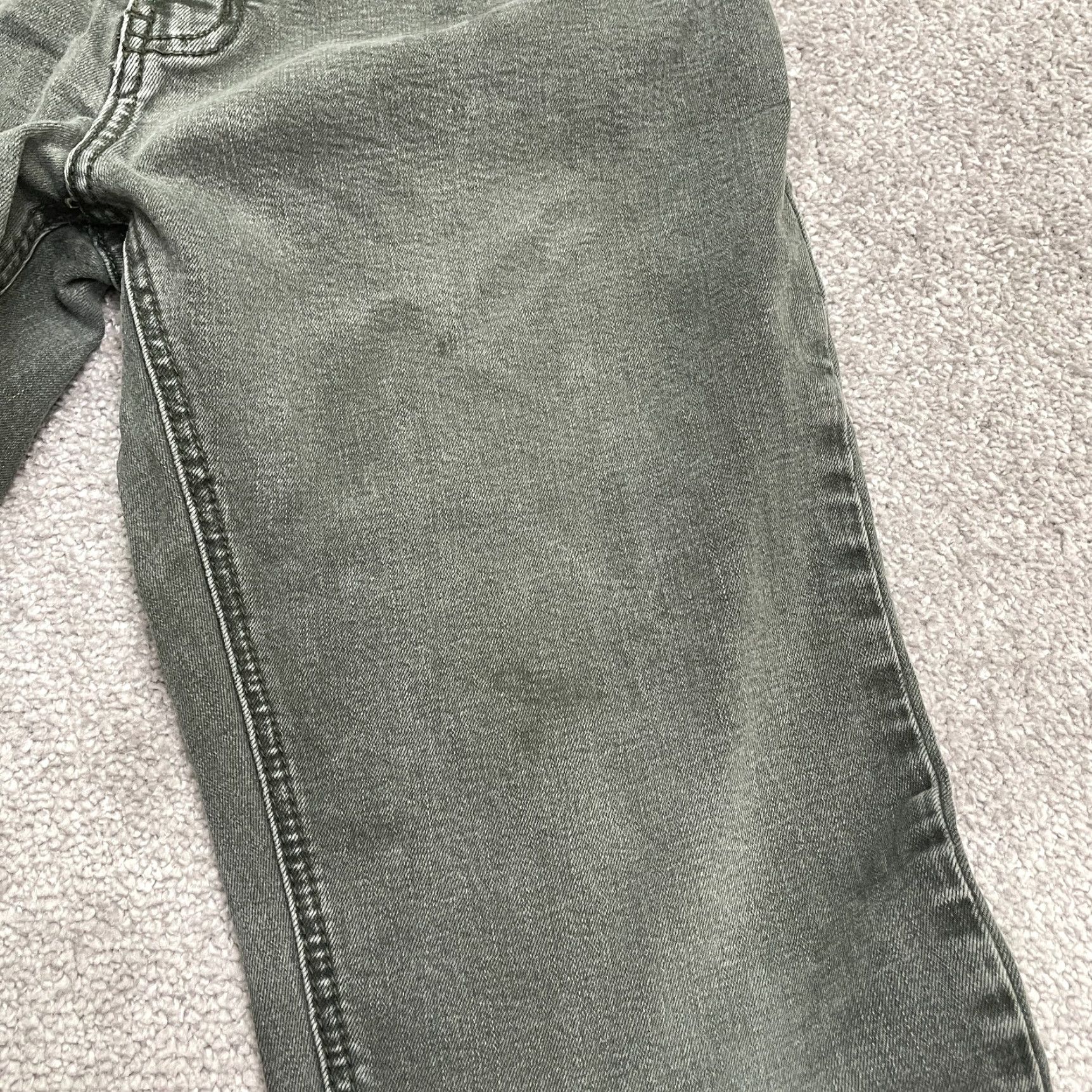 Denime ZLZ Jeans Skinny Denim Mens 34x31 Dark Wash Mid Rise 5-Pocket Regular Fit Cotton Blend Black Size US 34 / EU 50 - 5 Thumbnail