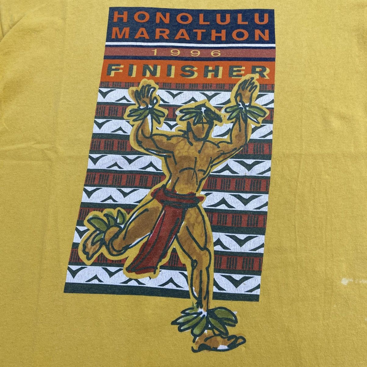 Nike Vintage Nike Honolulu Marathon Finisher 1996s Tee Streetwear Size US M / EU 48-50 / 2 - 3 Thumbnail