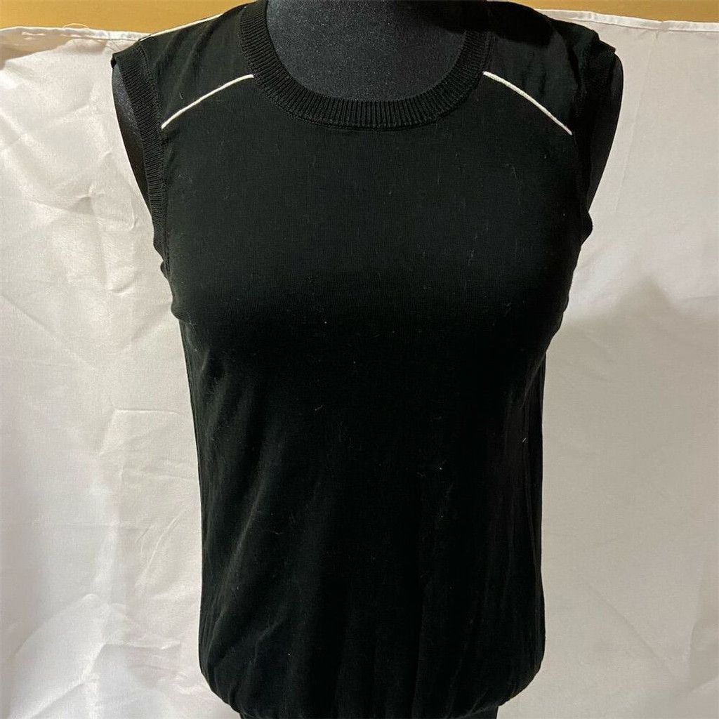 Louis Vuitton Louis Vuitton Women'Black Sleeveless Tank Top Size S Casual Size S / US 4 / IT 40 - 1 Thumbnail
