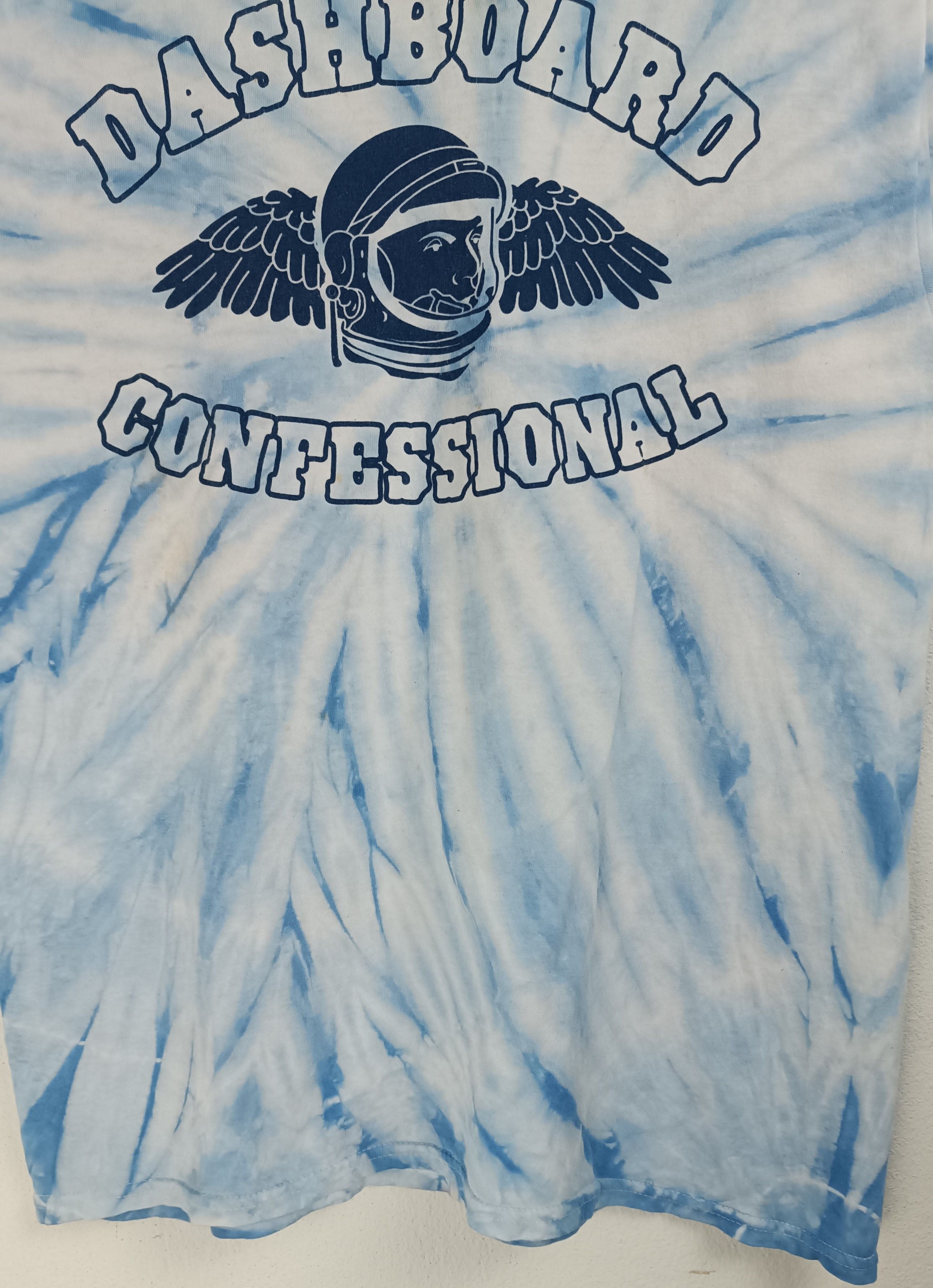 Band Tees VINTAGE 2000s DASHBOARD CONFESSIONAL Y2K TIE DYE TEE Size US M / EU 48-50 / 2 - 11 Thumbnail