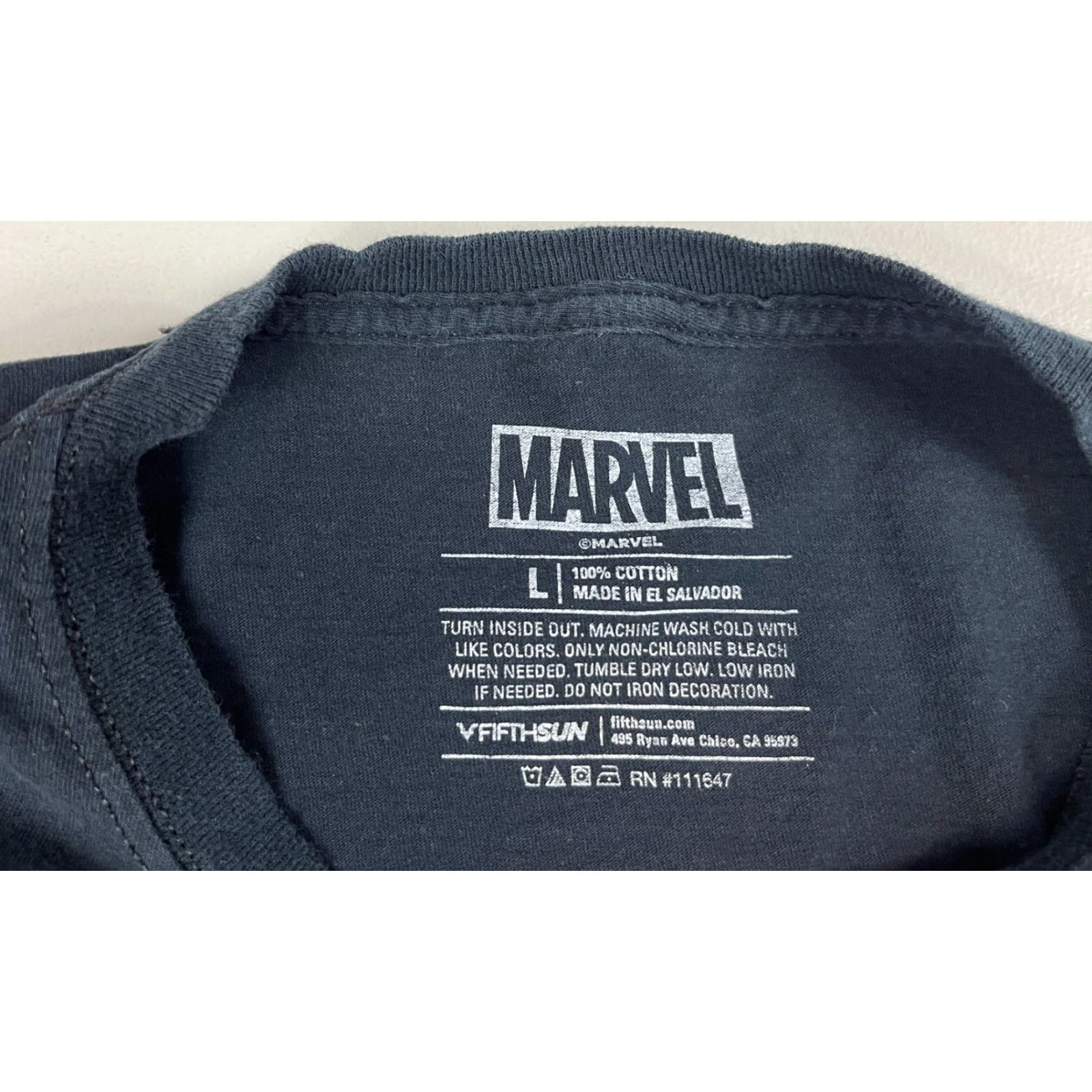 Vintage VINTAGE Marvel Tamashii Nations Bandai Manga Realization T-Shirt Double-Sided Sz L Mens Black 100% Cotton Short Sleeve Crew Neck Size US L / EU 52-54 / 3 - 6 Thumbnail