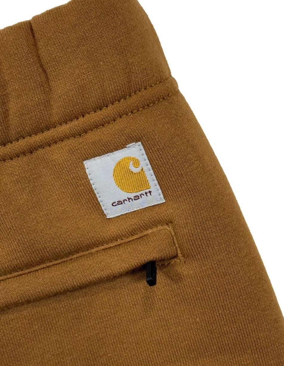 Carhartt Carhartt Men's Loose Fit Midweight Fleece 9" Shorts Brown Size US 30 / EU 46 - 3 Thumbnail