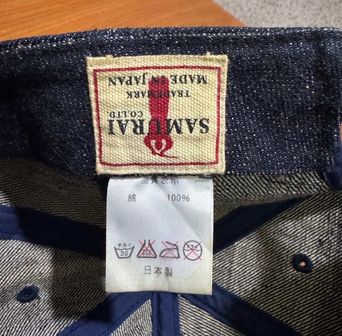 Samurai Jeans Authentic Samurai Jeans Denim Cap Size ONE SIZE - 7 Thumbnail