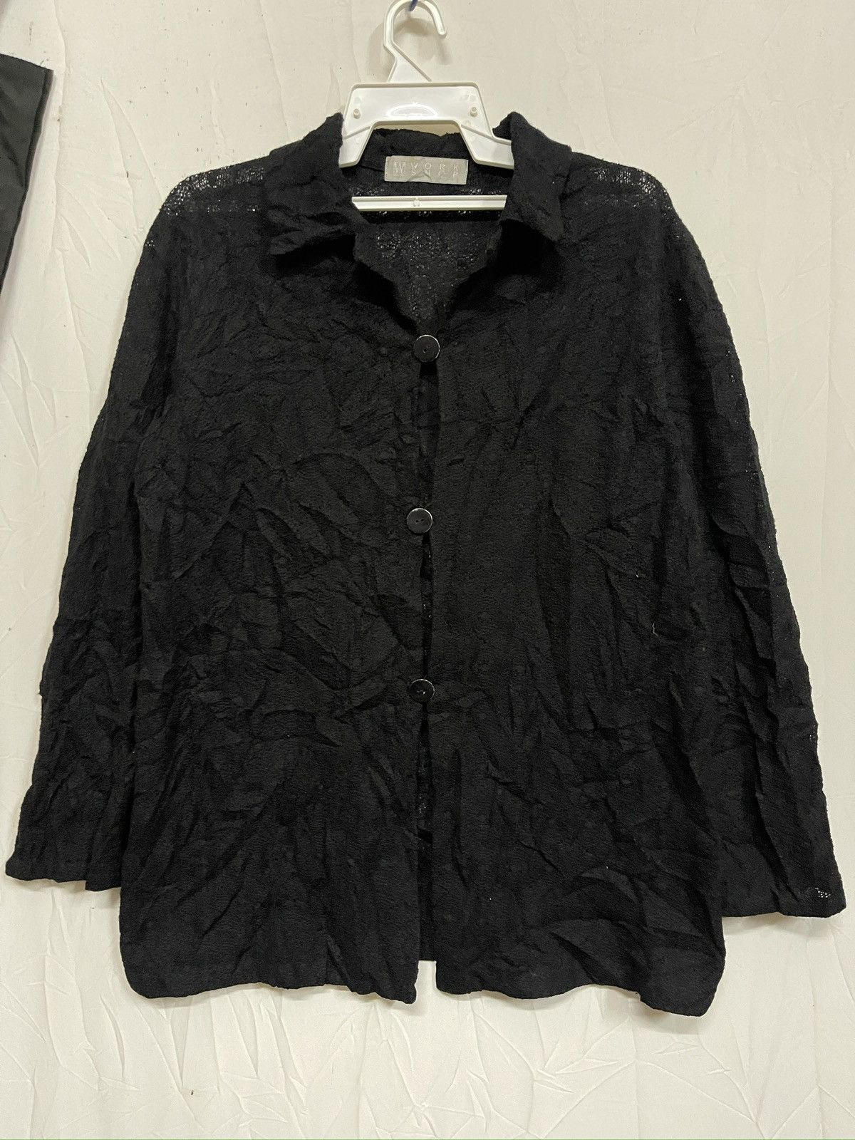 Other RARE‼️Vintage WORKSHOP Yohji Yamamoto Wool Knit Cardigan Size ONE SIZE - 1 Thumbnail