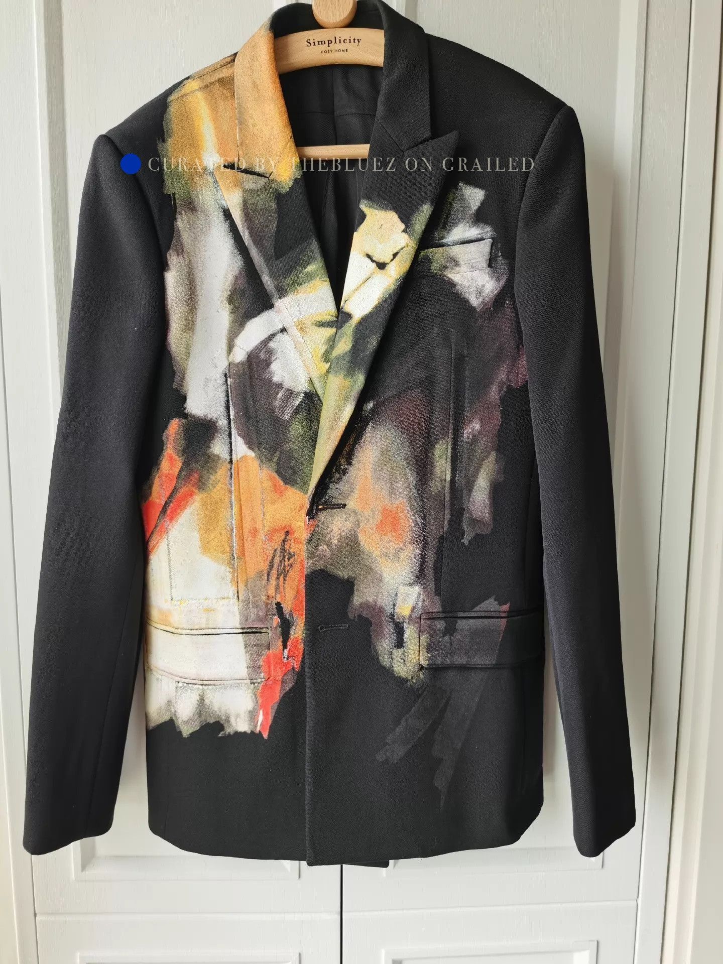 Givenchy Vintage Graffiti Runway Unworn Suit Size US S / EU 44-46 / 1 - 1 Thumbnail