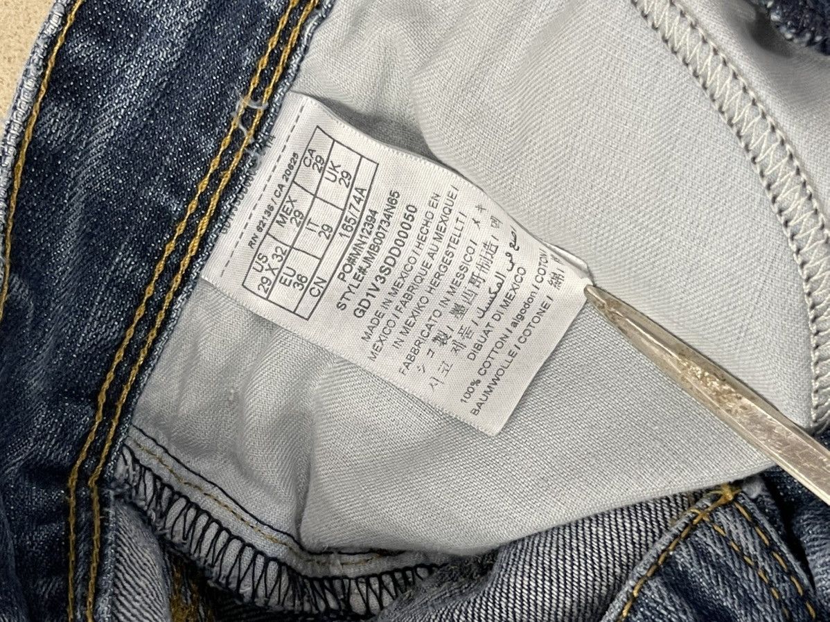 Guess × Vintage Guess Vintage Custom Distressed Ripped Denim Jeans Size US 29 - 5 Thumbnail