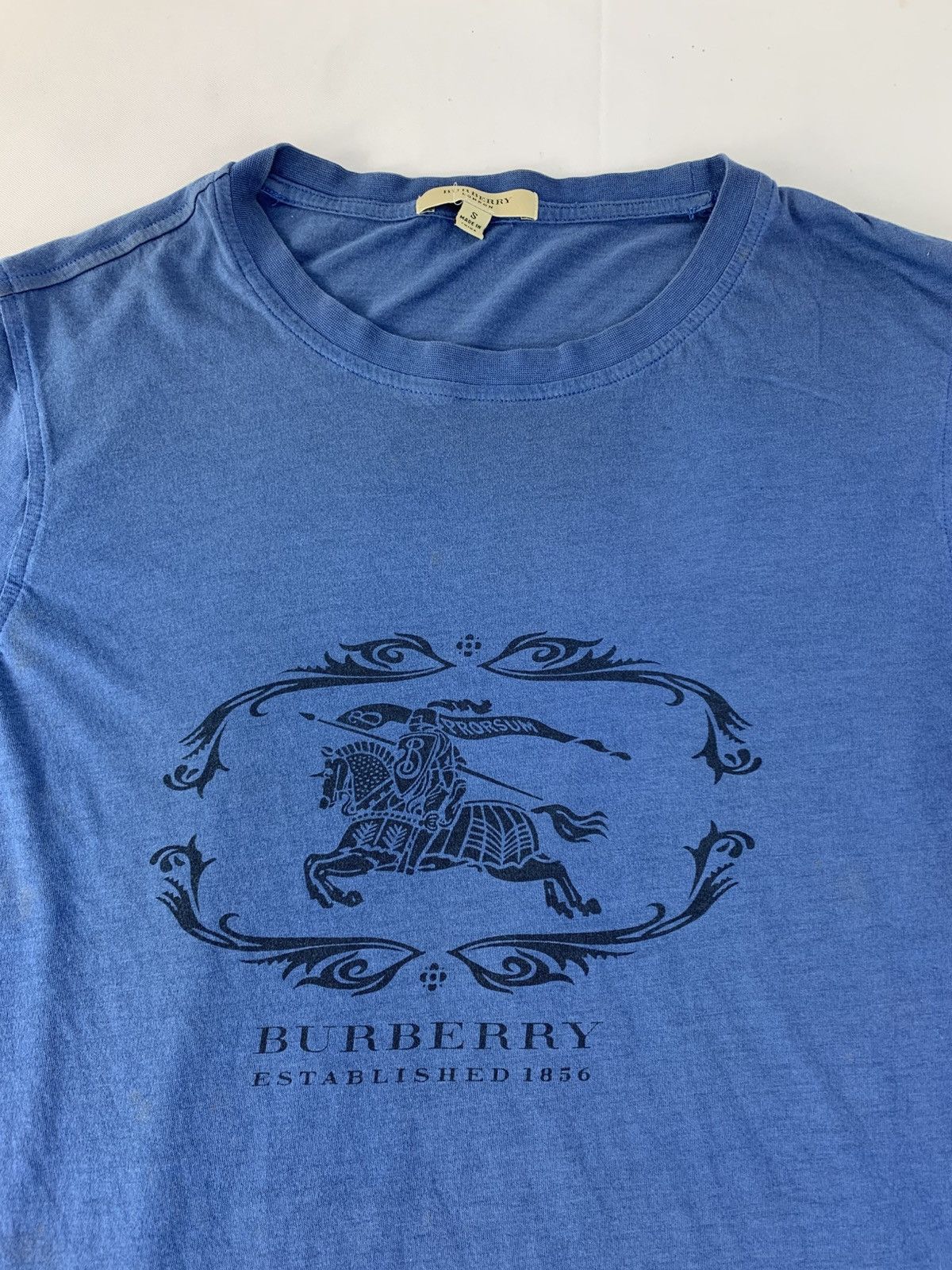 Burberry Burberry London Big Logo Crewneck Longsleeve printed Tee Size US S / EU 44-46 / 1 - 3 Thumbnail