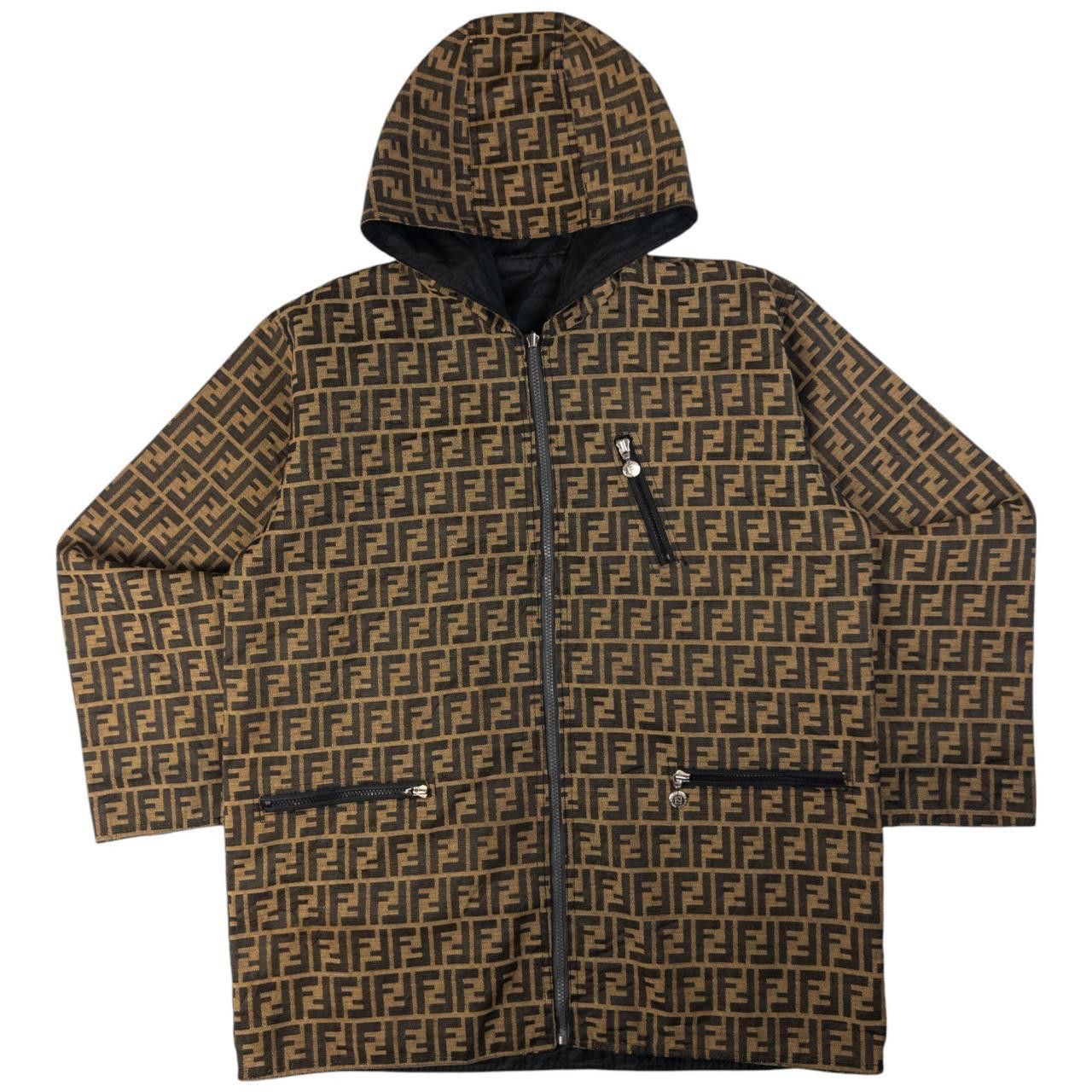 Fendi Vintage Fendi Monogram Reversible Jacket Size XL Size US XL / EU 56 / 4 - 1 Thumbnail