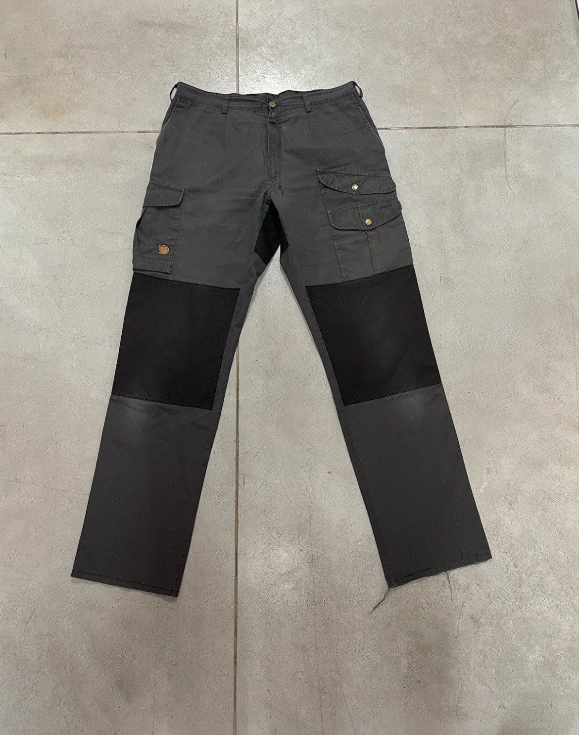 image of Sun Faded Vintage Fjallraven G-1000 Double Knee Pants in Black, Men's (Size 36)