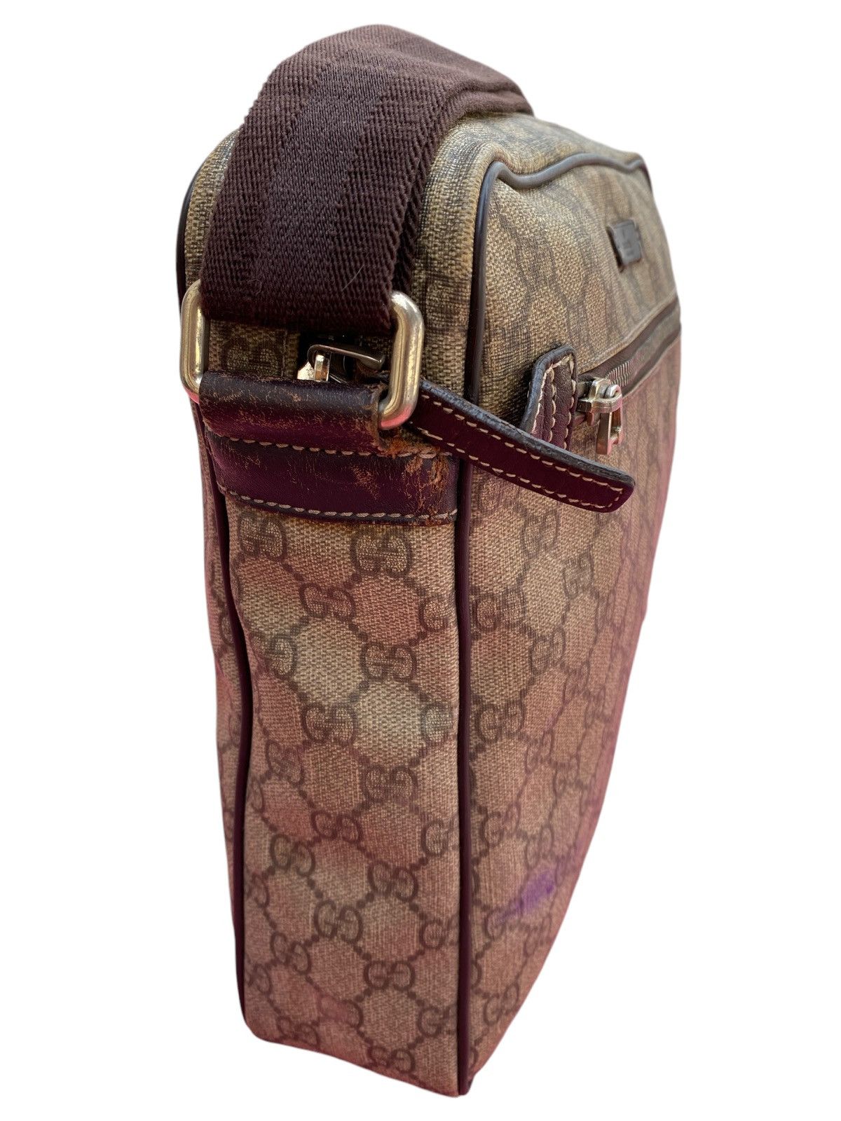 Gucci × Vintage Gucci GG Plus PVC Leather Shoulder Bag Size ONE SIZE - 6 Thumbnail