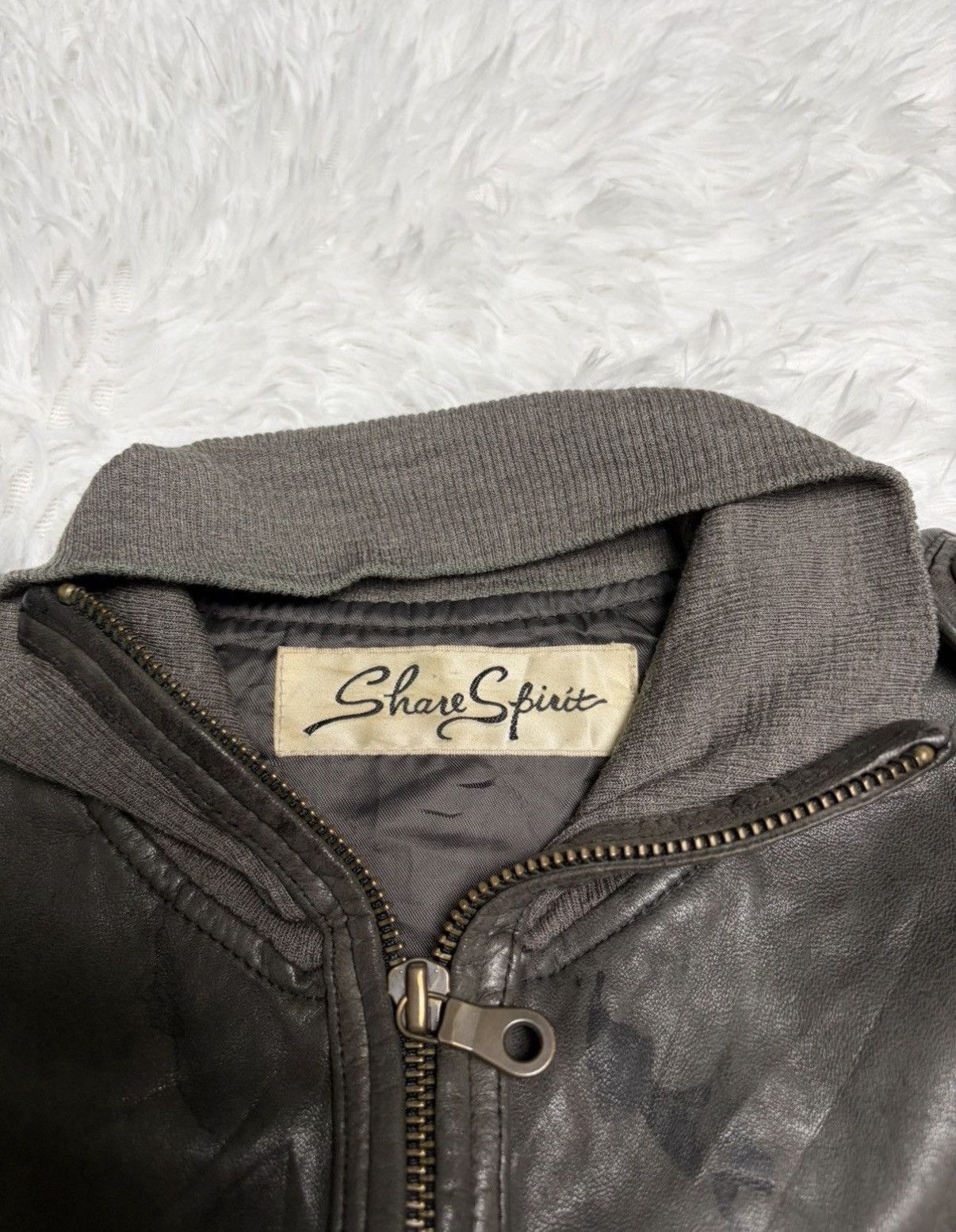 Share Spirit Homme Vintage Share Spirit Sheep Leather Punk Bondage Jacket Size US S / EU 44-46 / 1 - 9 Thumbnail