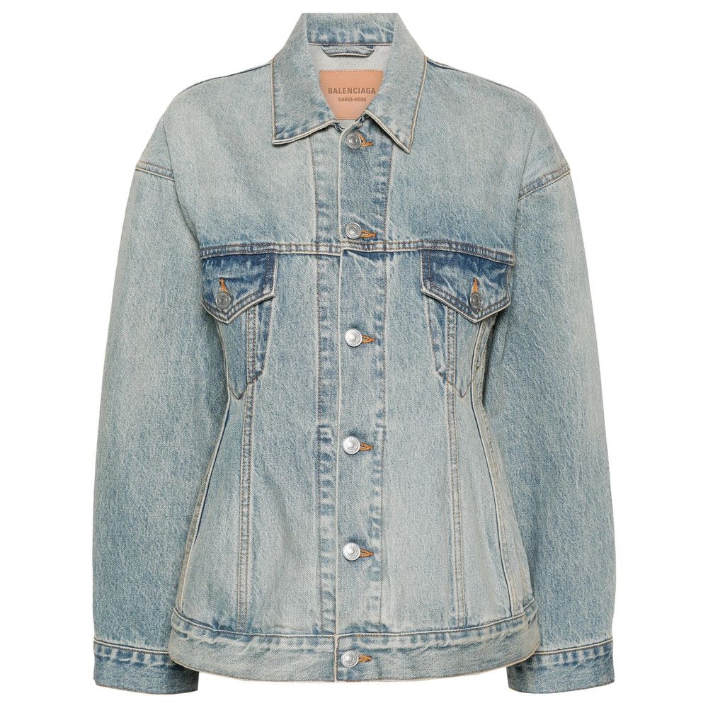 Balenciaga Balenciaga BLUE Jackets - Denim Jackets Size S / US 4 / IT 40 - 1 Thumbnail