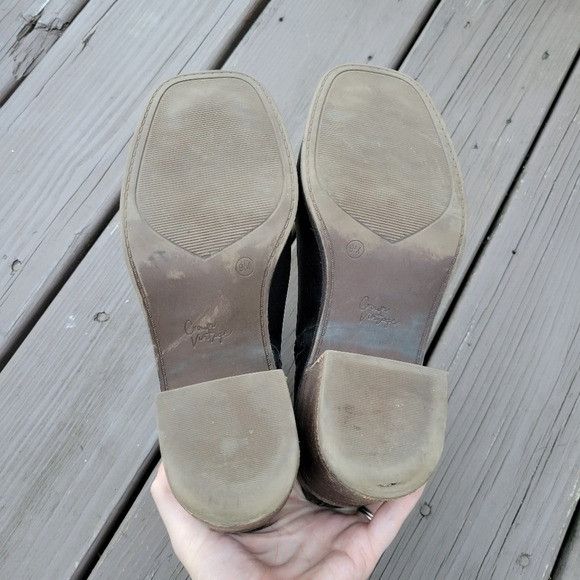 Vintage Vintage 90s y2k Bratz Black Leather Chunky Heel Square Toe A Size US 9 / IT 39 - 7 Thumbnail