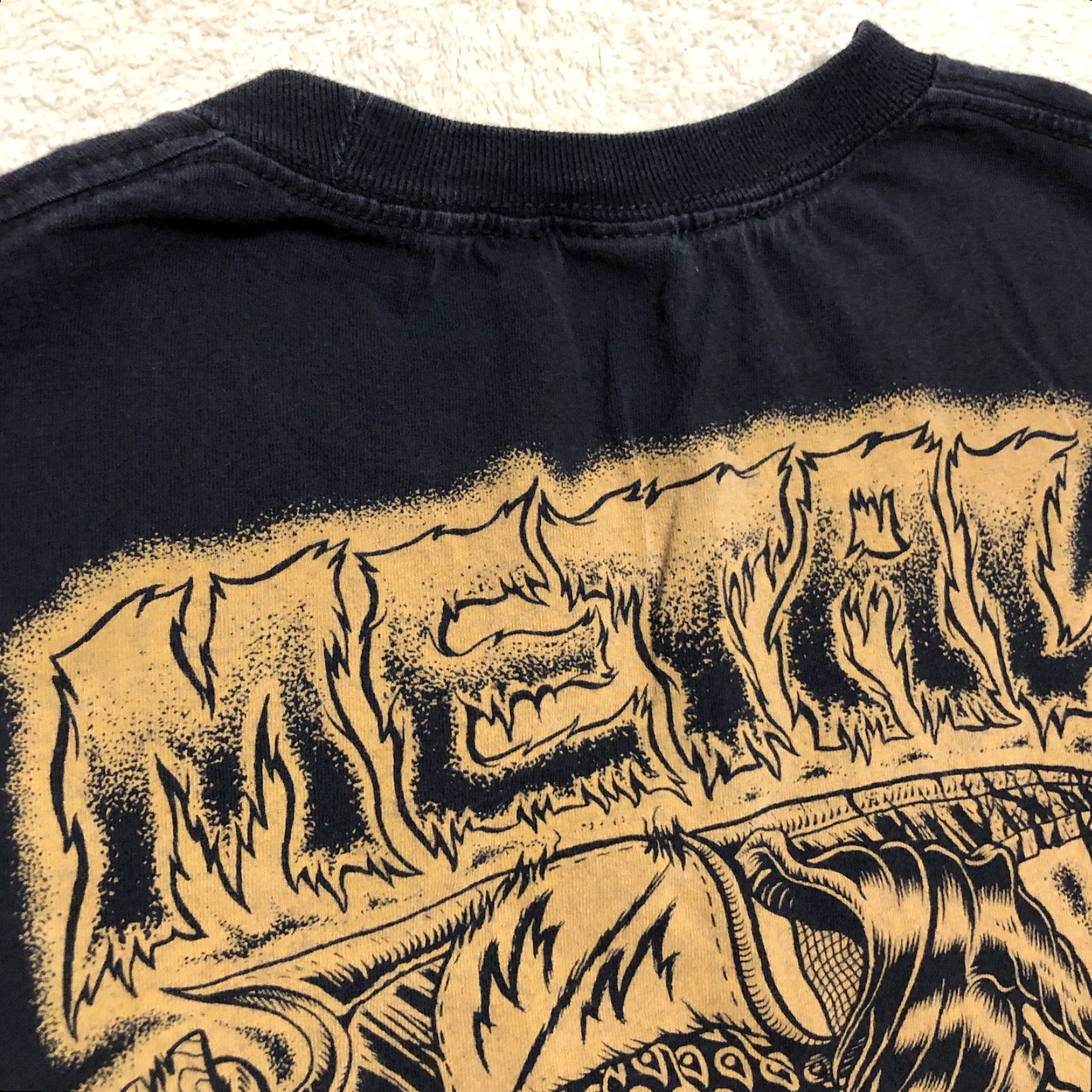 Metal Mulisha VINTAGE Metal Mulisha T-Shirt Creeper Graphic Print Black XL Mens Size XL Crew Neck Short Sleeve Skull Grim Reaper Logo US Vintage Y2K Size US XL / EU 56 / 4 - 5 Thumbnail