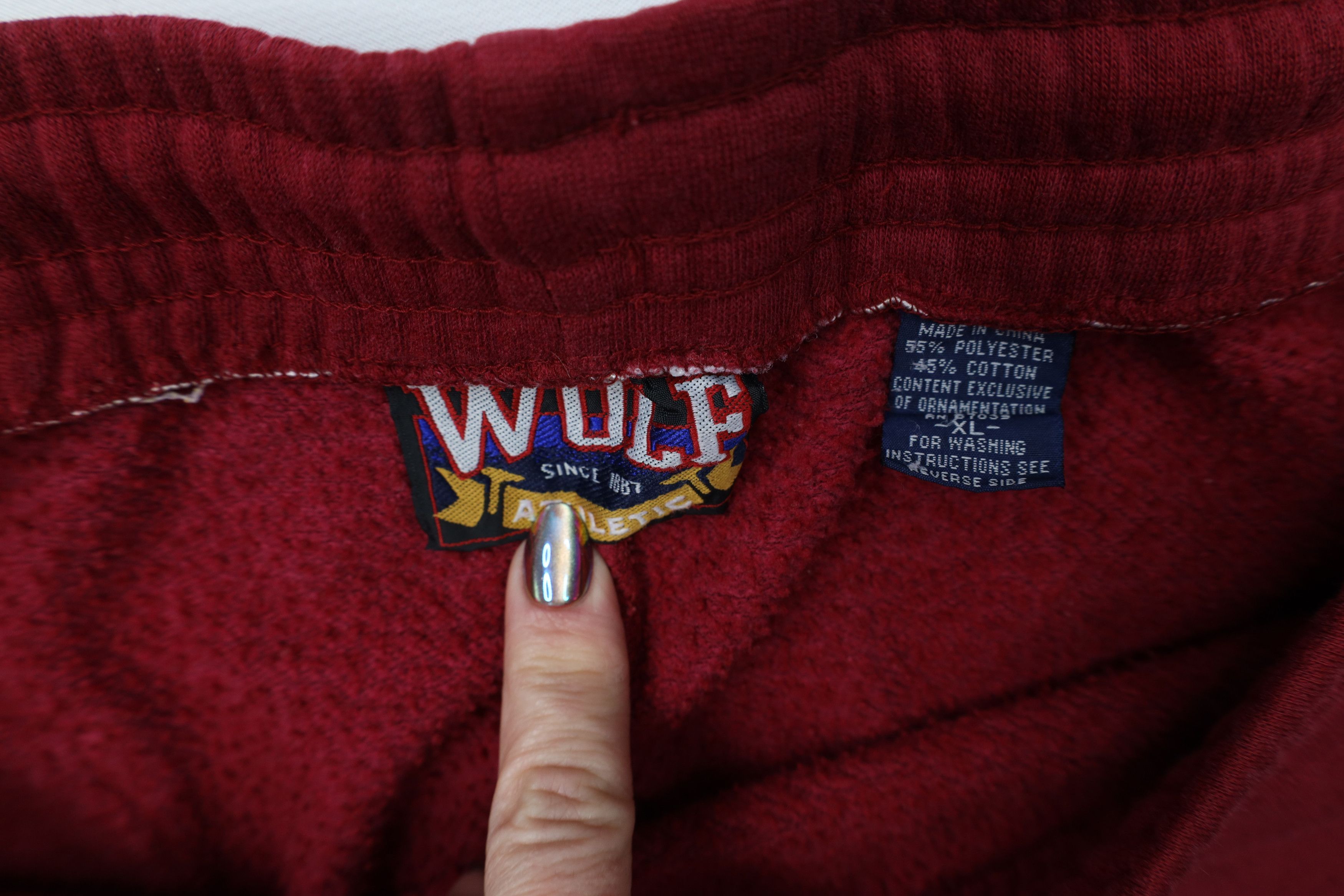 Vintage AS IS Vintage 90s University of Alabama Sweatpants Pants Red Size US 38 / EU 54 - 10 Thumbnail
