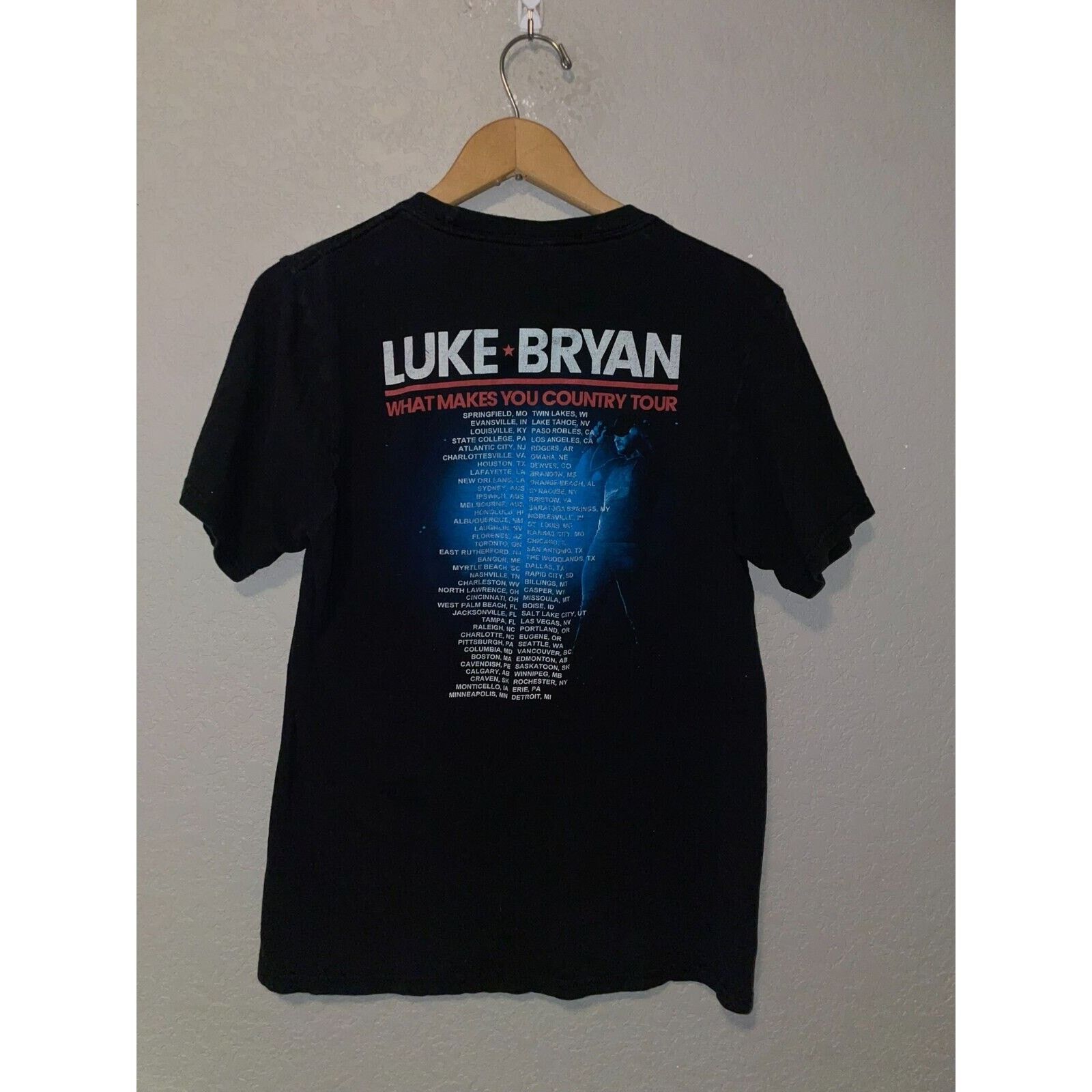 Tultex Luke Bryan Shirt What Makes Your Country Tour Music S Small Size US S / EU 44-46 / 1 - 6 Thumbnail
