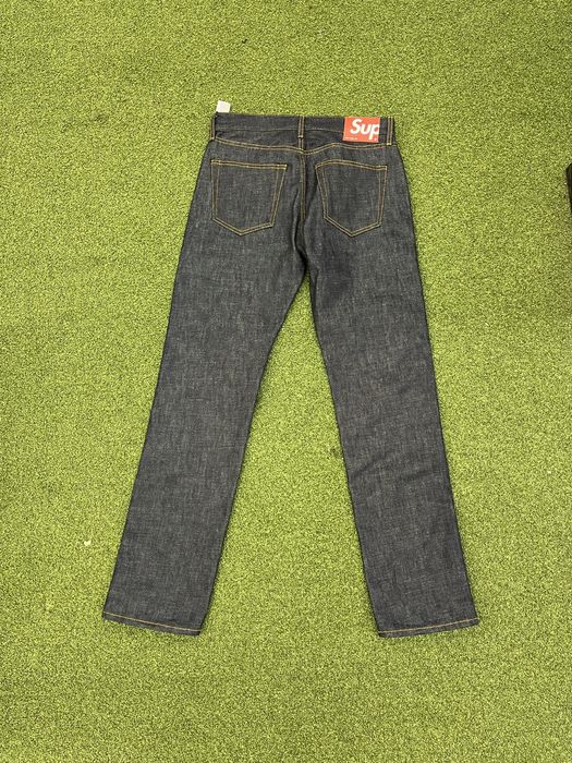 Supreme best sale raw denim