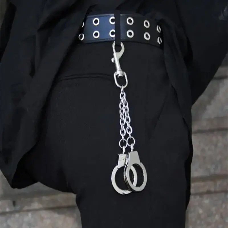 Vintage Metal Keychain Wallet Belt Chain Size ONE SIZE - 2 Thumbnail