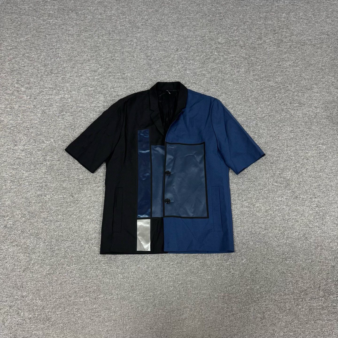 Dior Dior Patchwork Wool Mohair Short Sleeve Blazer 36R Size 36R - 1 Thumbnail