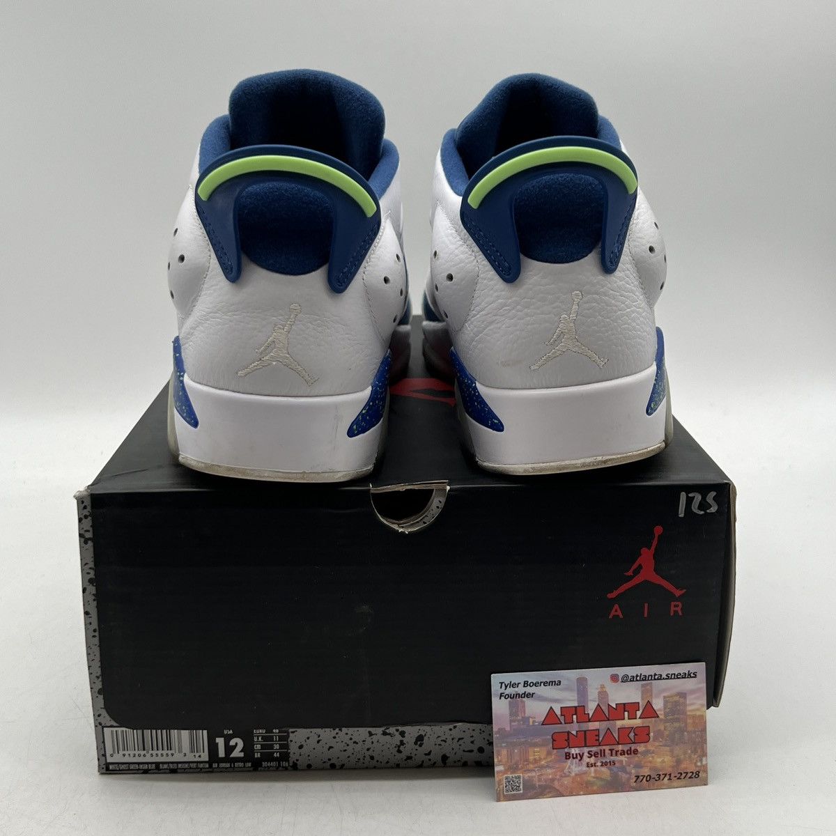 Jordan Brand Air Jordan 6 low ghost green Size US 12 / EU 45 - 3 Thumbnail