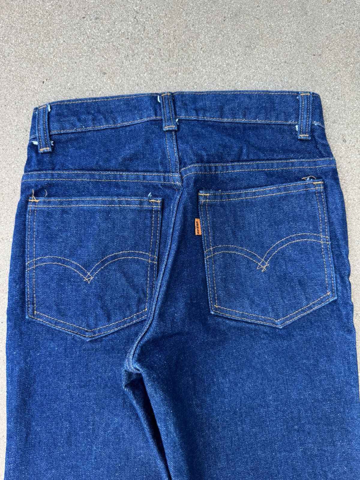 Levi's Vtg 70’s Levi’s 646 Orange Tab Bellbottom Flare Jeans 27x30 Size 27" / US 4 / IT 40 - 7 Thumbnail
