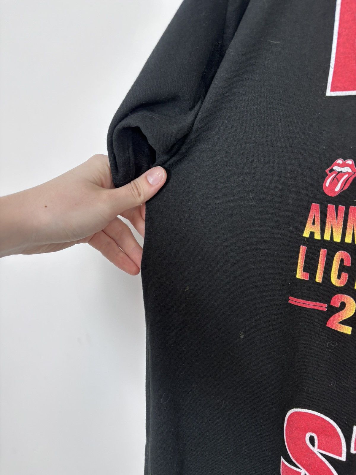 The Rolling Stones Vintage The Rolling Stones 2003 Licks Tour Black T-Shirt Tee Size US L / EU 52-54 / 3 - 12 Thumbnail
