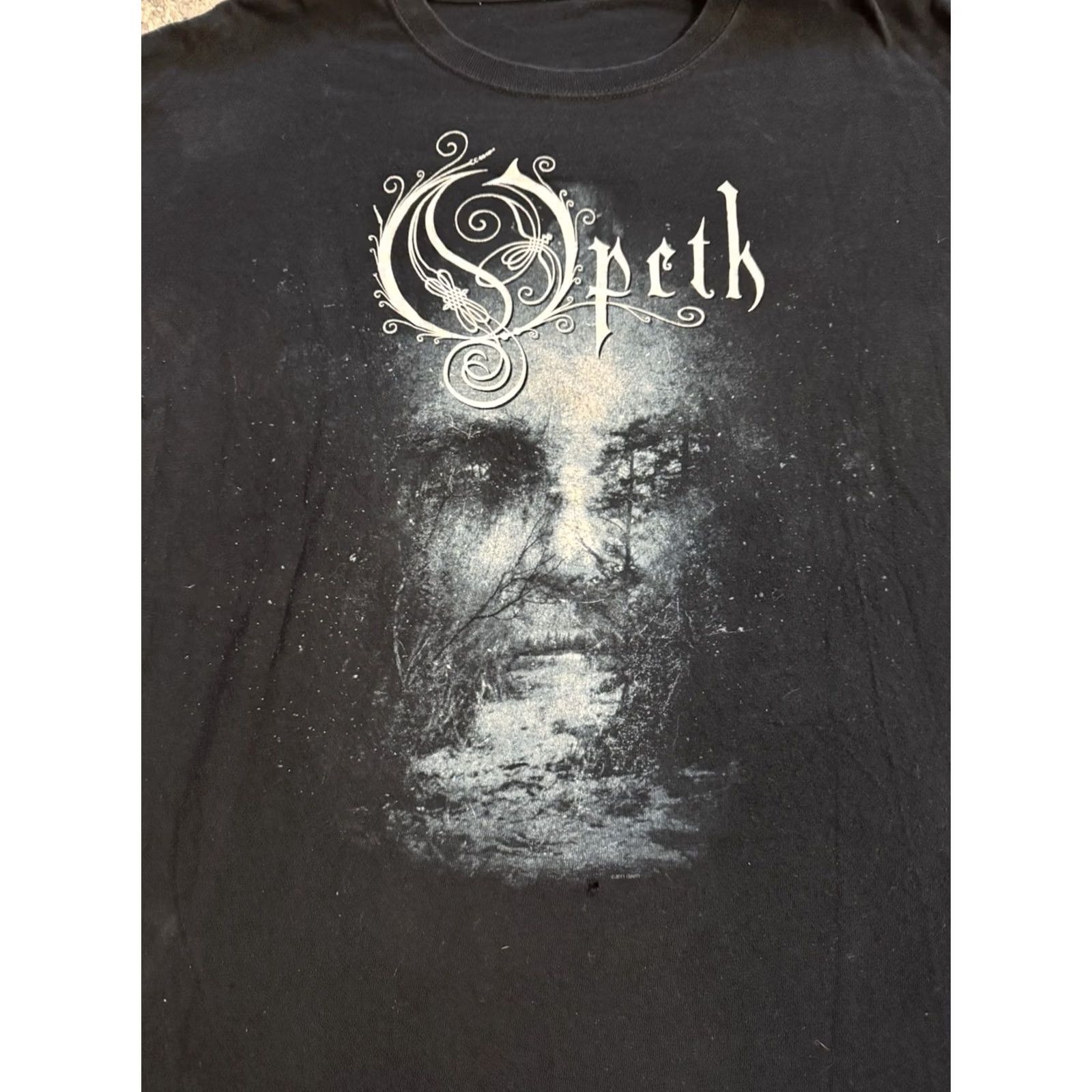 Vintage VINTAGE Opeth The Throat Of Winter Concert T Shirt XL Black Death Metal Band 2010 Mens Size US XL / EU 56 / 4 - 2 Thumbnail