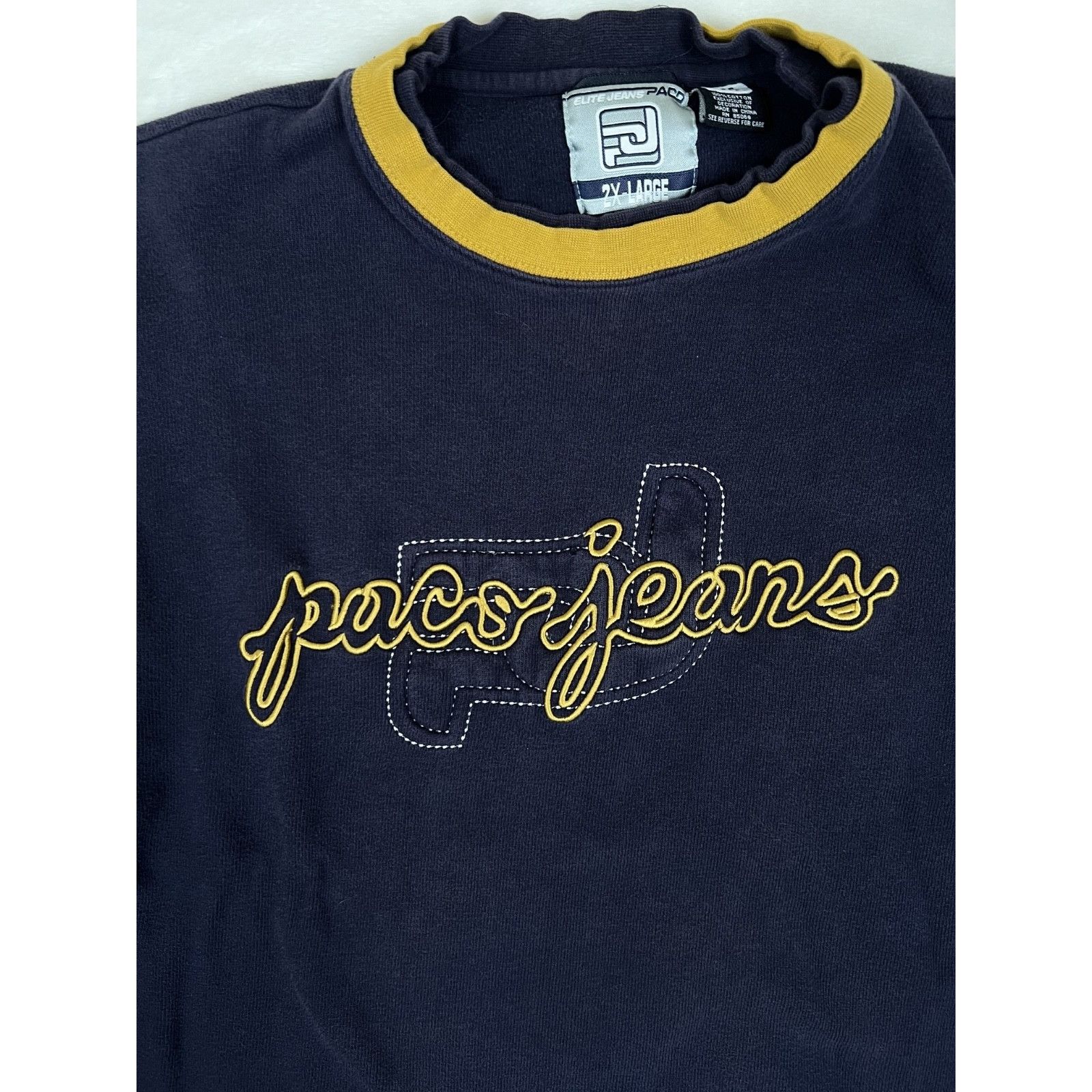 Other Vintage Paco Jeans Sweatshirt Size XL Y2K Blue Hip Hop Embro Size US XL / EU 56 / 4 - 2 Thumbnail