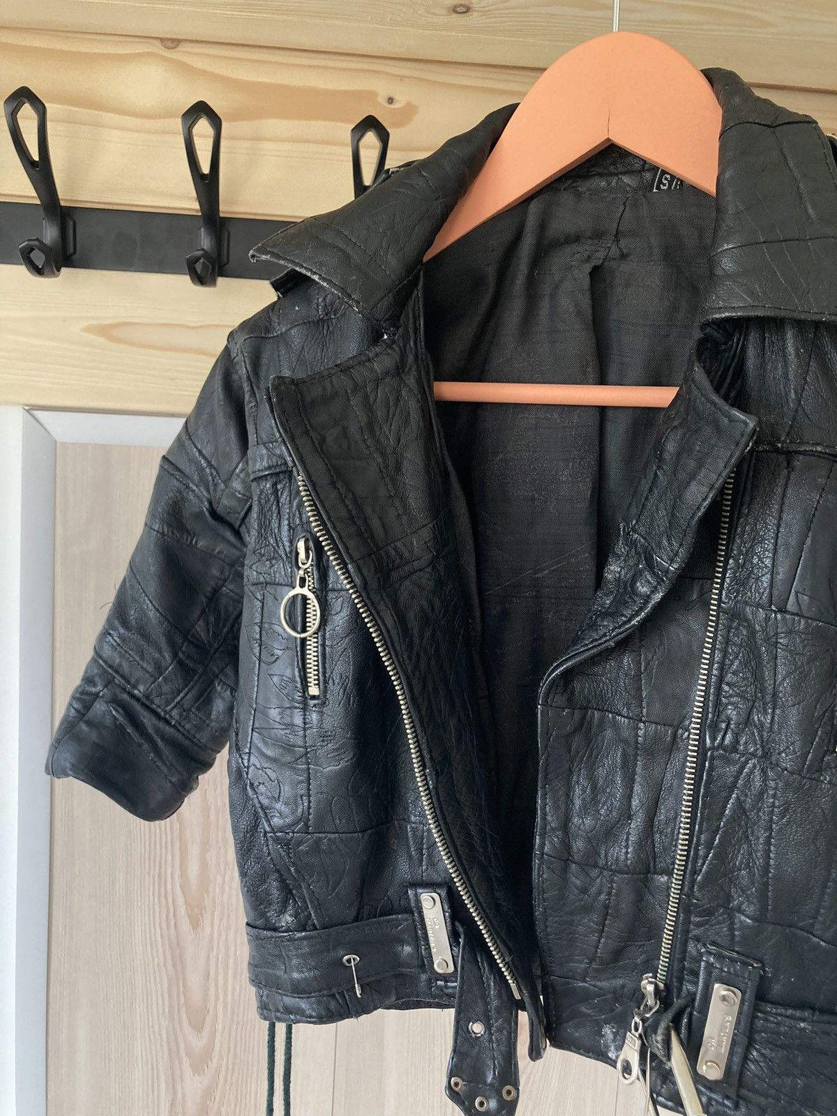 Dr. Martens × Vintage Vintage Dr. Martens 90s Leather Jacket Cropped Japanese Size S / US 4 / IT 40 - 7 Thumbnail