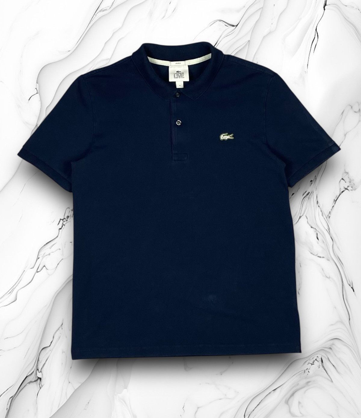 Lacoste Lacoste Basic Dark Blue Polo T Shirt Size US M / EU 48-50 / 2 - 1 Thumbnail