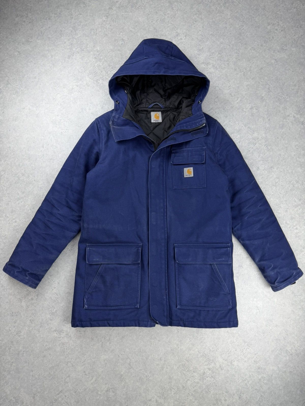 Carhartt Carhartt Siberian Parka Jacket M Navy Thinsulate Hooded Size US M / EU 48-50 / 2 - 1 Thumbnail
