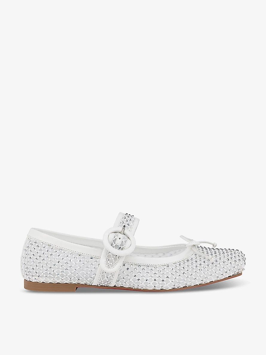 Christian Louboutin o1w1db10725 Flats in Silvers Size US 7 / IT 37 - 3 Thumbnail