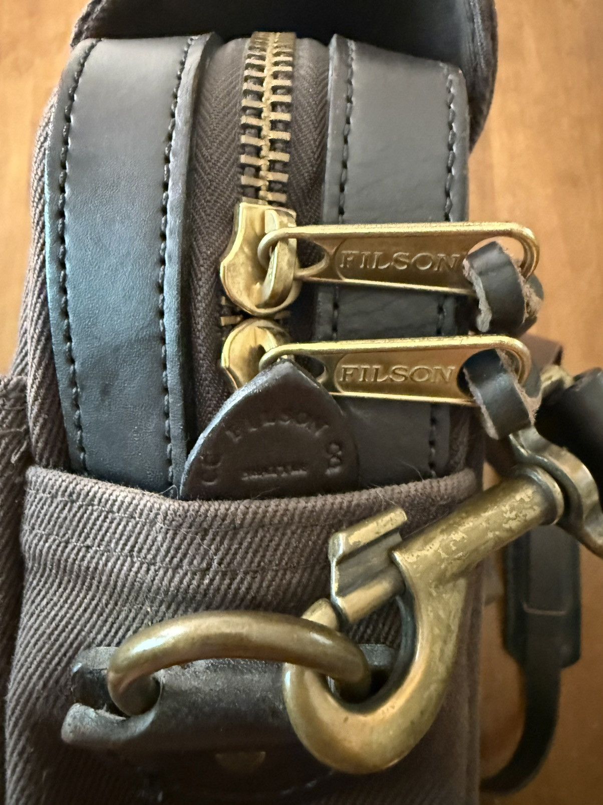 Filson Filson 70256 Original Briefcase Brown USA Size ONE SIZE - 7 Thumbnail