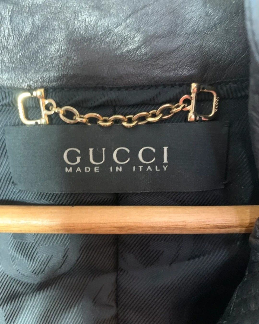 Gucci LEATHER CHAINS BIKER JACKET Size XS / US 0-2 / IT 36-38 - 4 Thumbnail