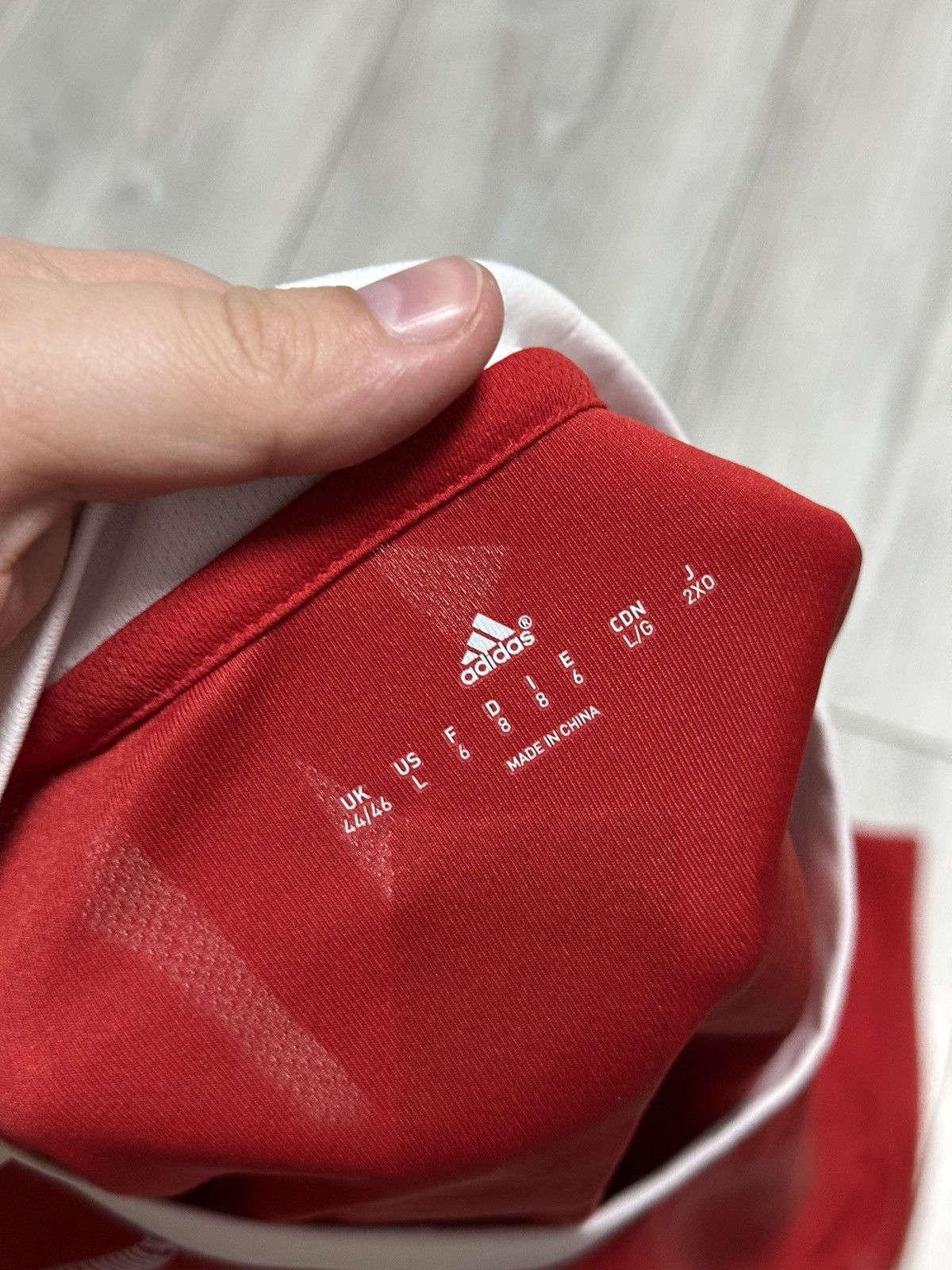 Adidas Adidas FC Bayern Munich 2013 Training Soccer Jersey Size L Size US L / EU 52-54 / 3 - 4 Thumbnail