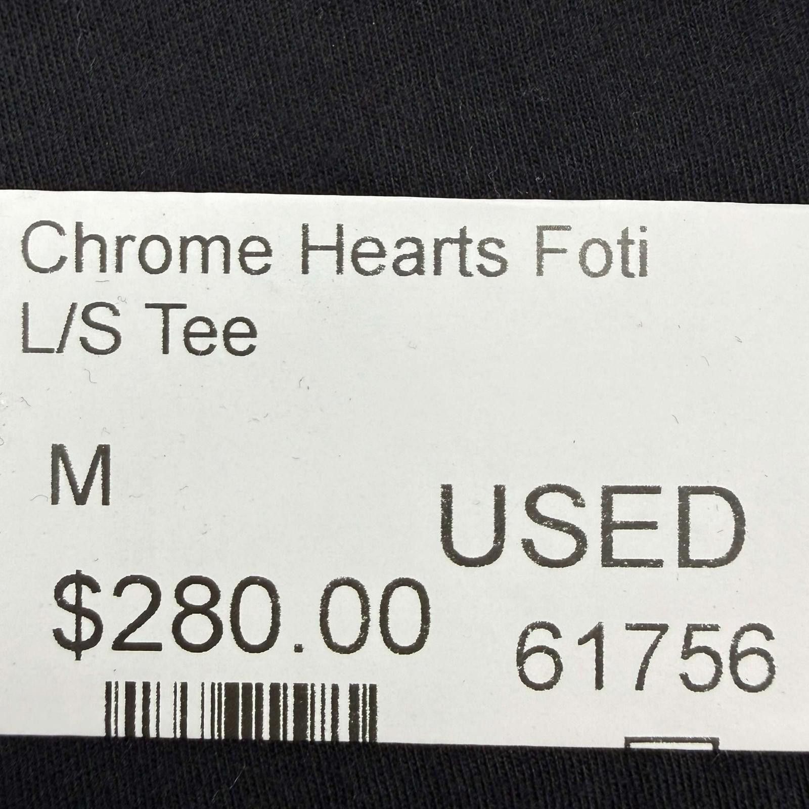 Chrome Hearts Chrome Hearts Foti L/S Tee M Used Size US M / EU 48-50 / 2 - 12 Thumbnail