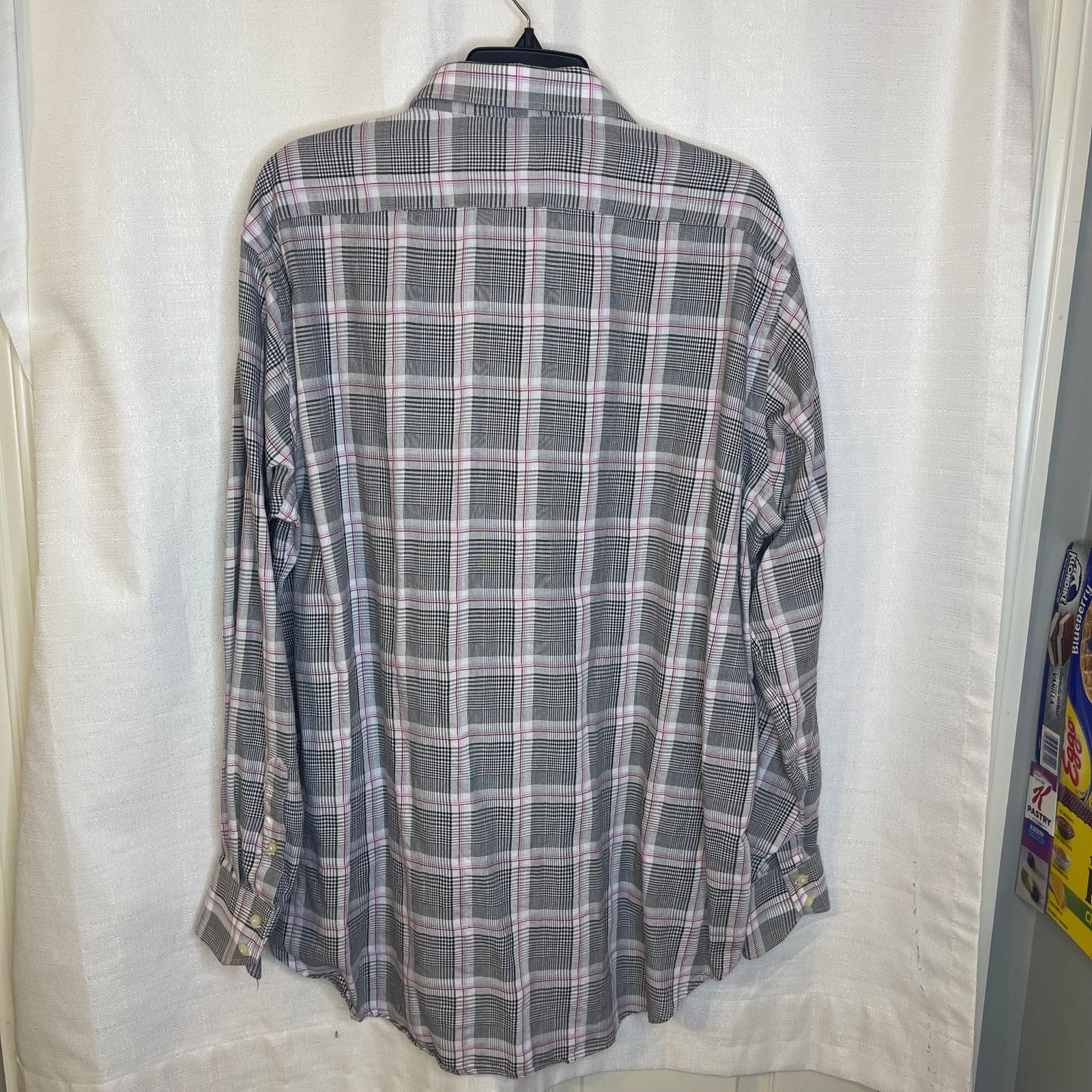 Thomas Dean Thomas Dean Button Down Plaid Cotton Casual Shirt, XXL Size US XXL / EU 58 / 5 - 5 Thumbnail