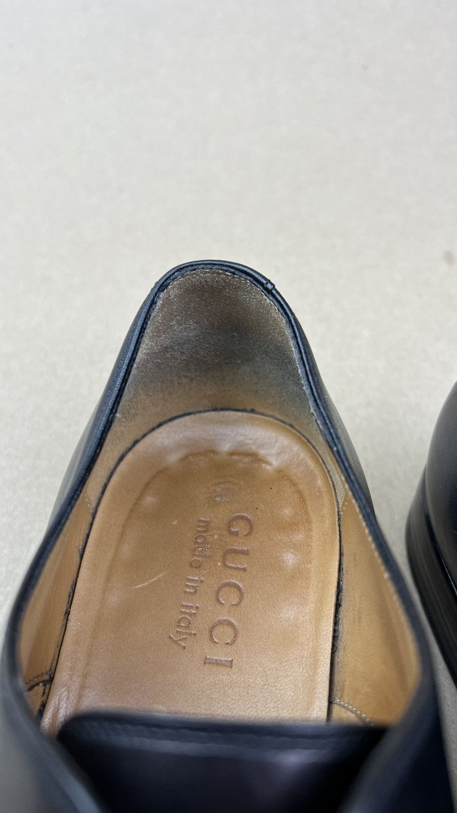 Gucci GUCCI Derby Leather Shoes Cirano Lux Studded Black Men's Size US 8 / EU 41 - 15 Thumbnail