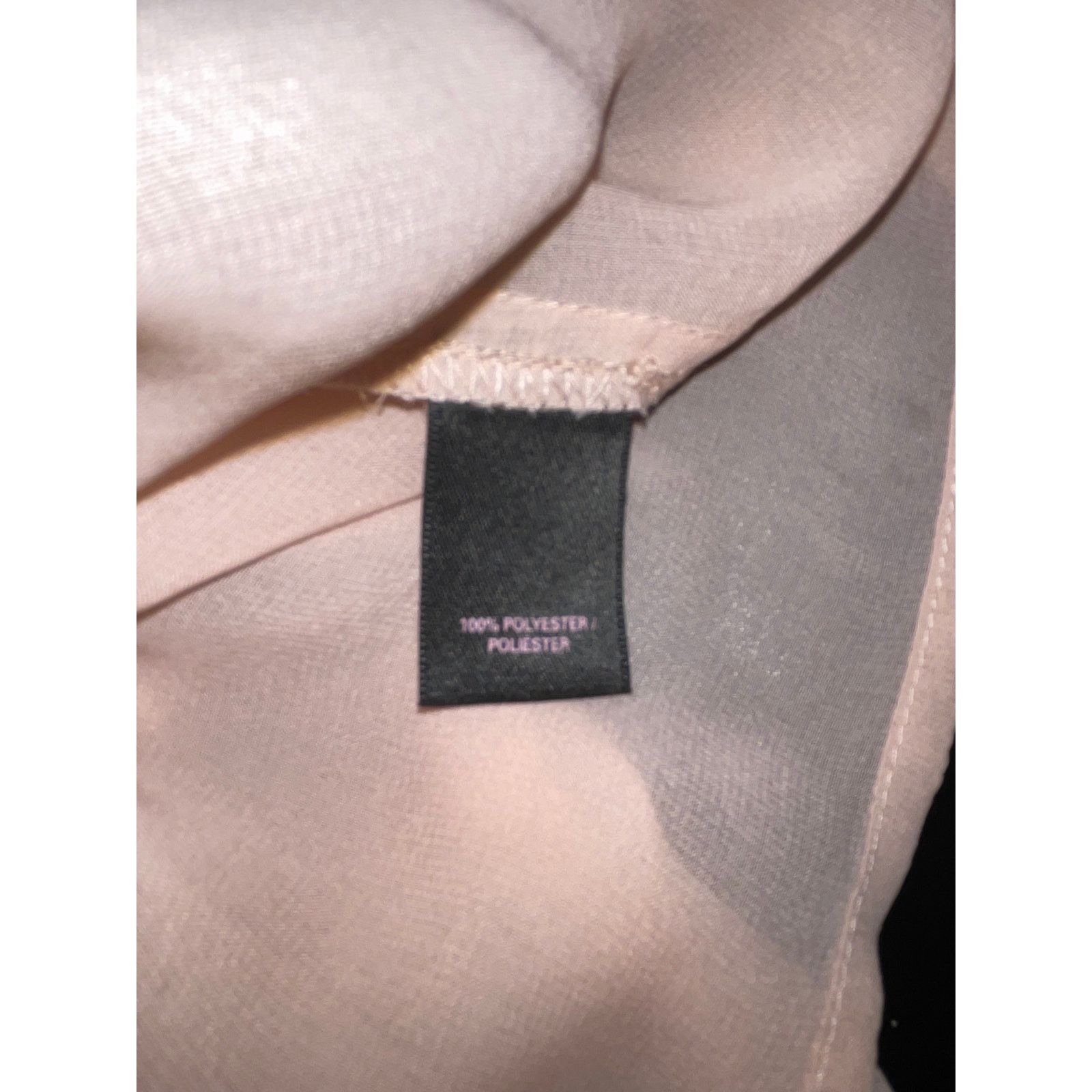 Victoria's Secret Victoria's Secret Pale Pink Sheer Blouse Size Small Size S / US 4 / IT 40 - 4 Thumbnail