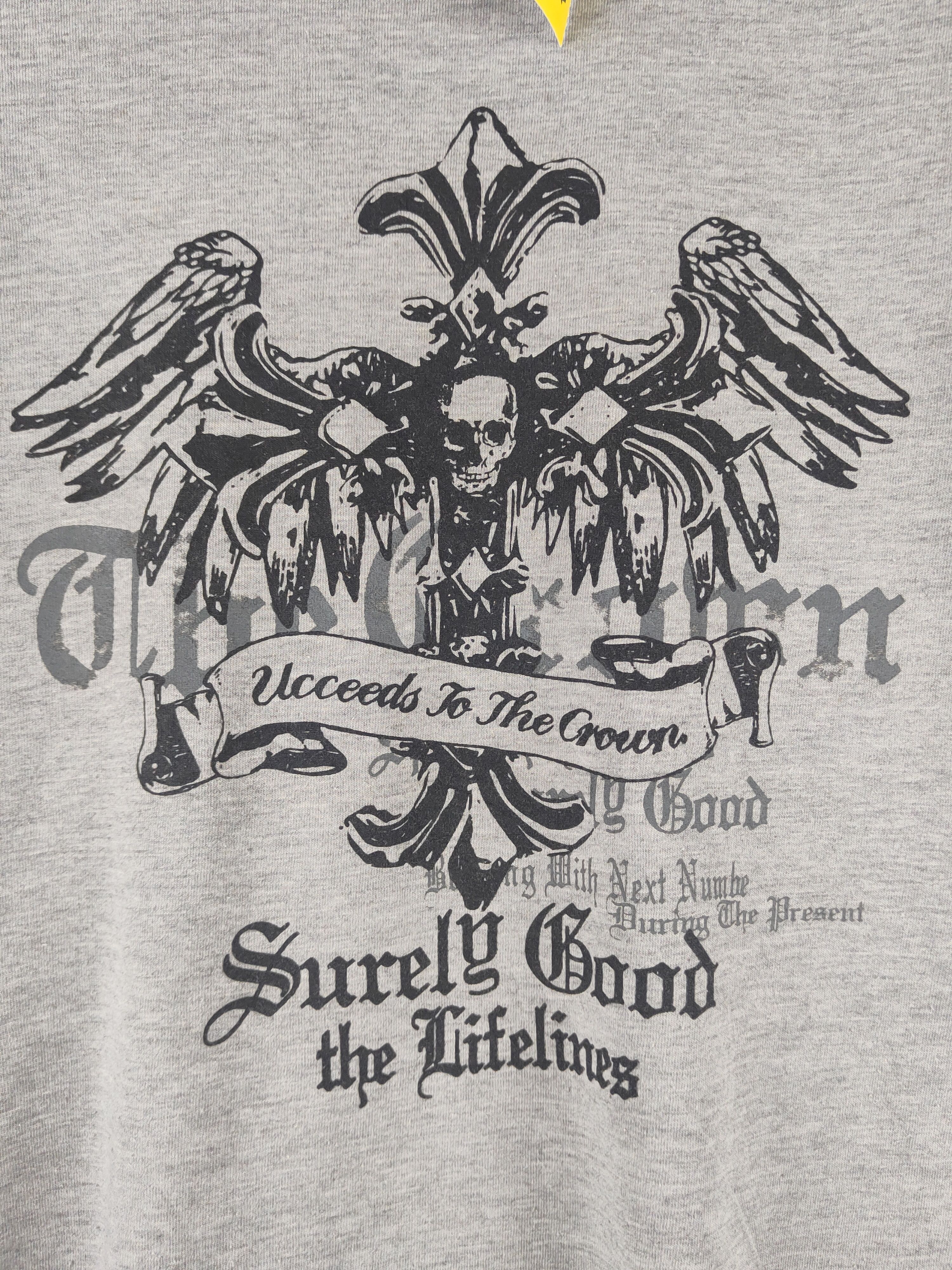 Beaumere Beaumere skull Gray Short Sleeve T-shirts #S2857 Size US L / EU 52-54 / 3 - 3 Thumbnail