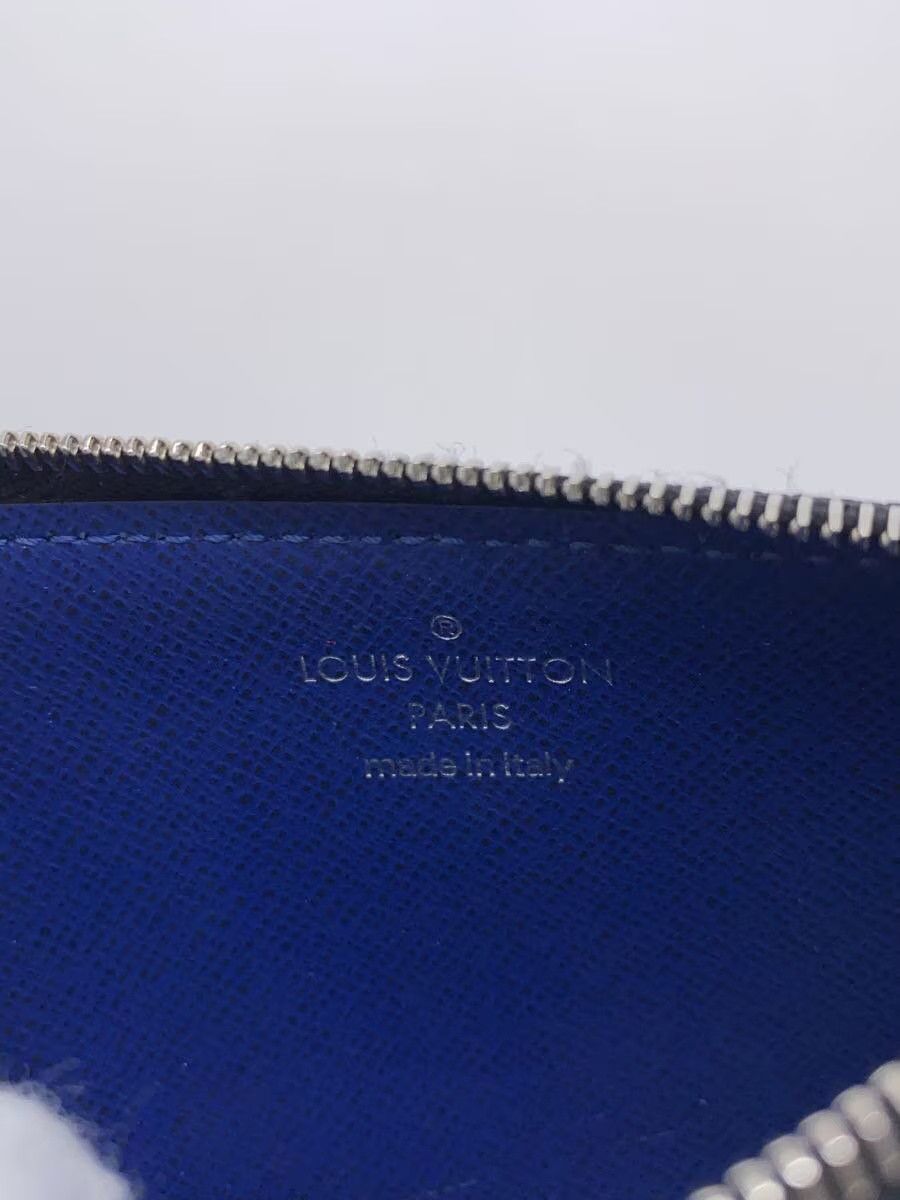 Louis Vuitton Louis Vuitton Taigarama Coin Card Holder Navy Blue Size ONE SIZE - 3 Thumbnail