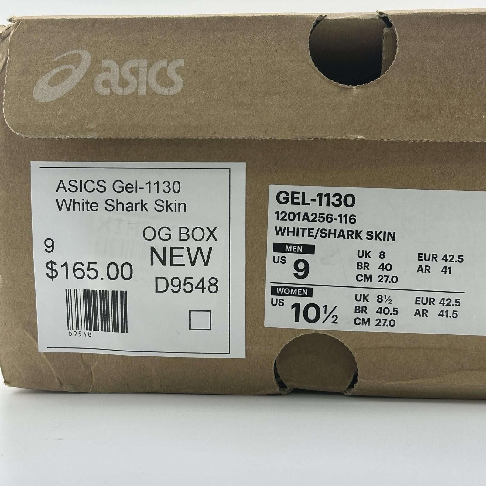 Asics ASICS Gel-1130 White Shark Skin US 9 New with Box D9548 Size US 9 / EU 42 - 7 Thumbnail